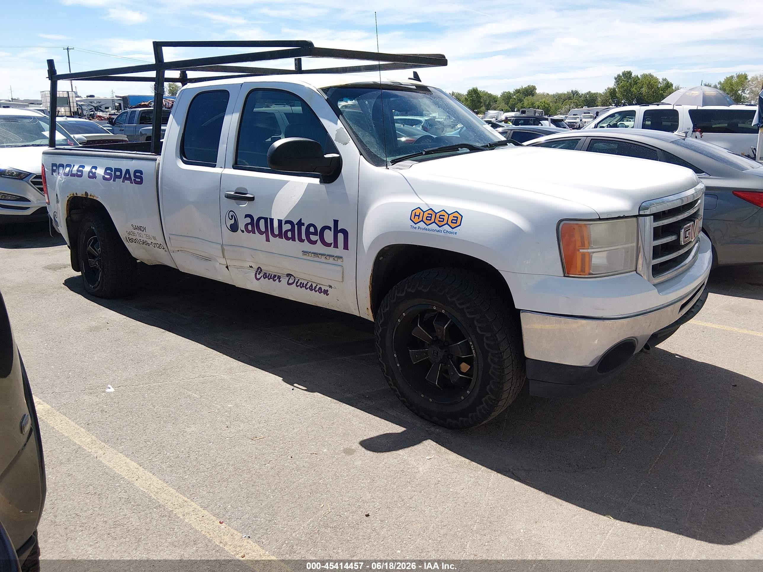 2012 Gmc Sierra 1500 Sle White vin: 1GTR2VE70CZ212482
