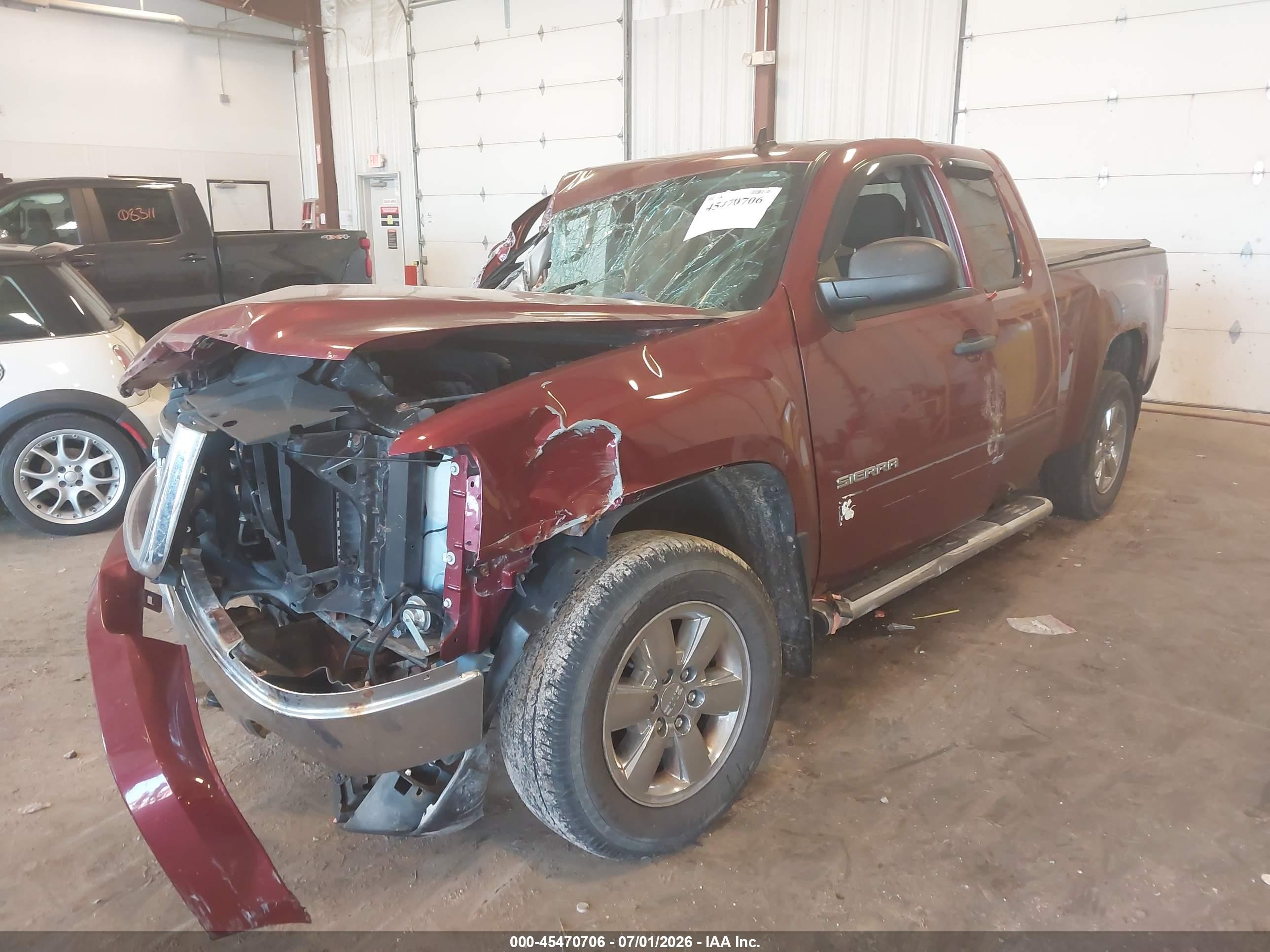 2013 Gmc Sierra 1500 Sle Красный vin: 1GTR2VE70DZ343672