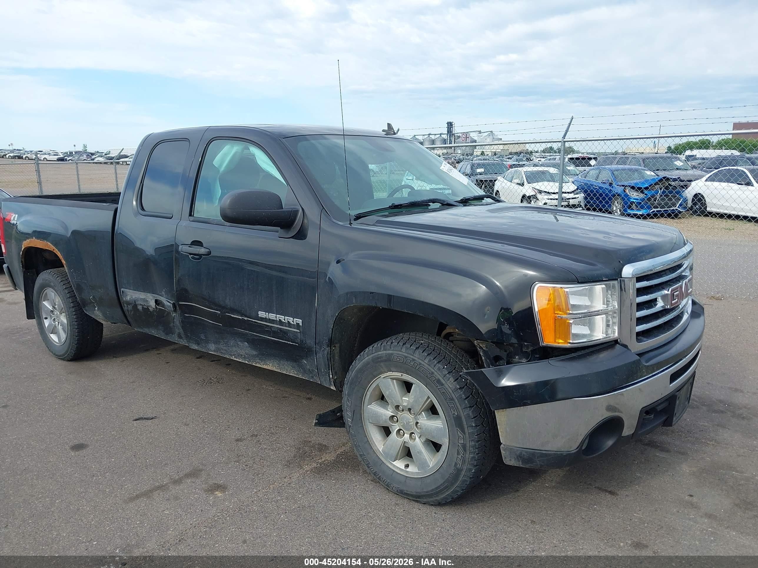 2013 Gmc Sierra 1500 Sle Black vin: 1GTR2VE70DZ348399
