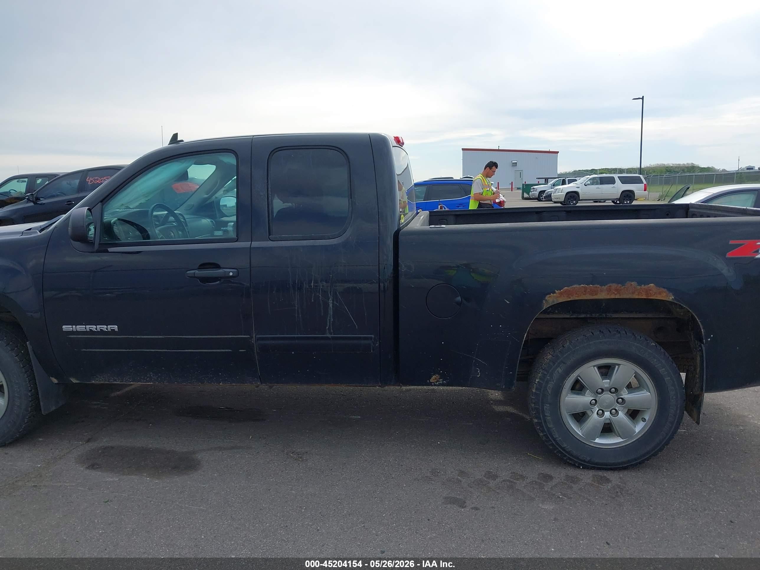 2013 Gmc Sierra 1500 Sle Black vin: 1GTR2VE70DZ348399