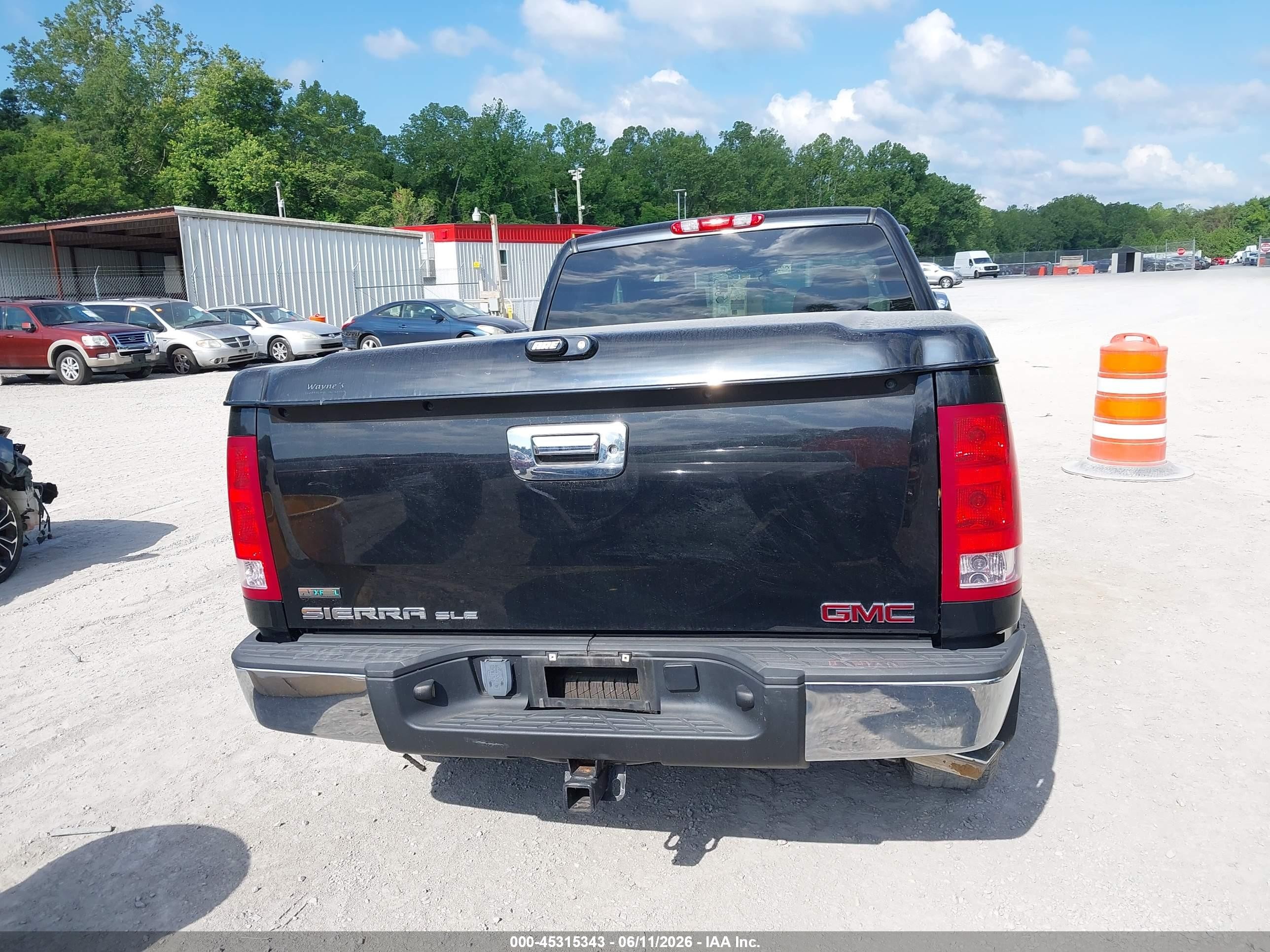 2012 Gmc Sierra 1500 Sle Black vin: 1GTR2VE71CZ324417