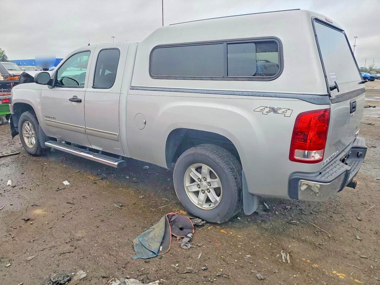 2013 Gmc Sierra K1500 Sle Silver vin: 1GTR2VE71DZ128611