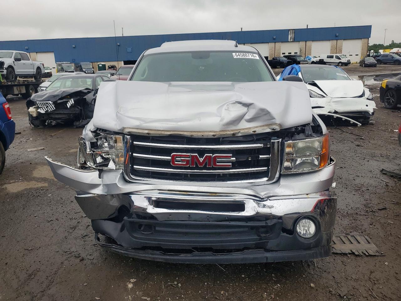 2013 Gmc Sierra K1500 Sle Silver vin: 1GTR2VE71DZ128611