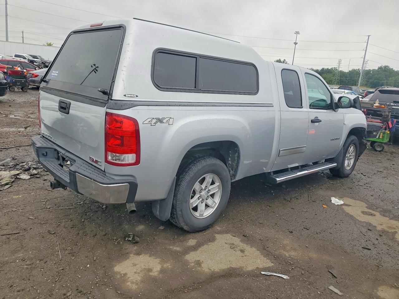 2013 Gmc Sierra K1500 Sle Silver vin: 1GTR2VE71DZ128611