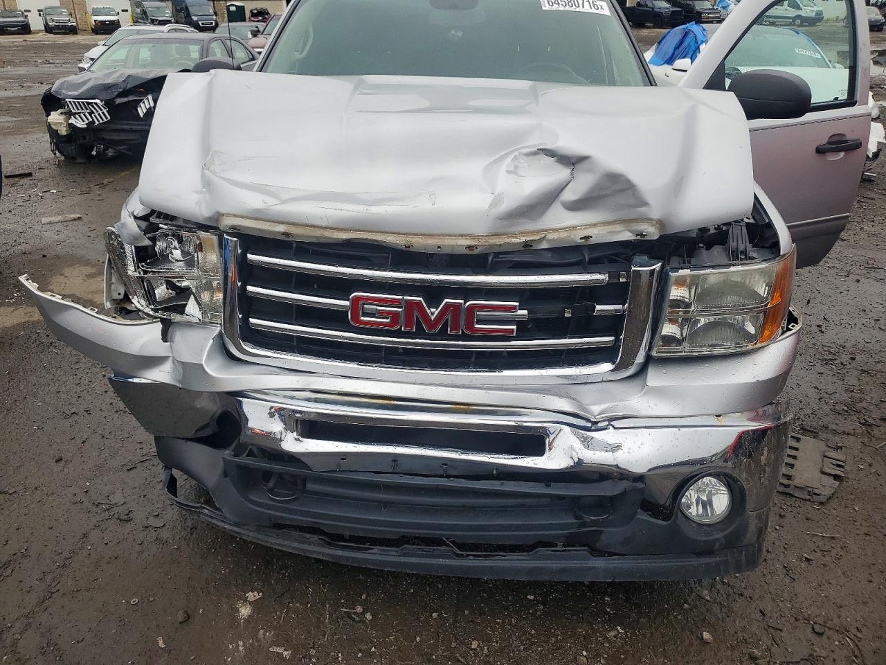 2013 Gmc Sierra K1500 Sle Silver vin: 1GTR2VE71DZ128611