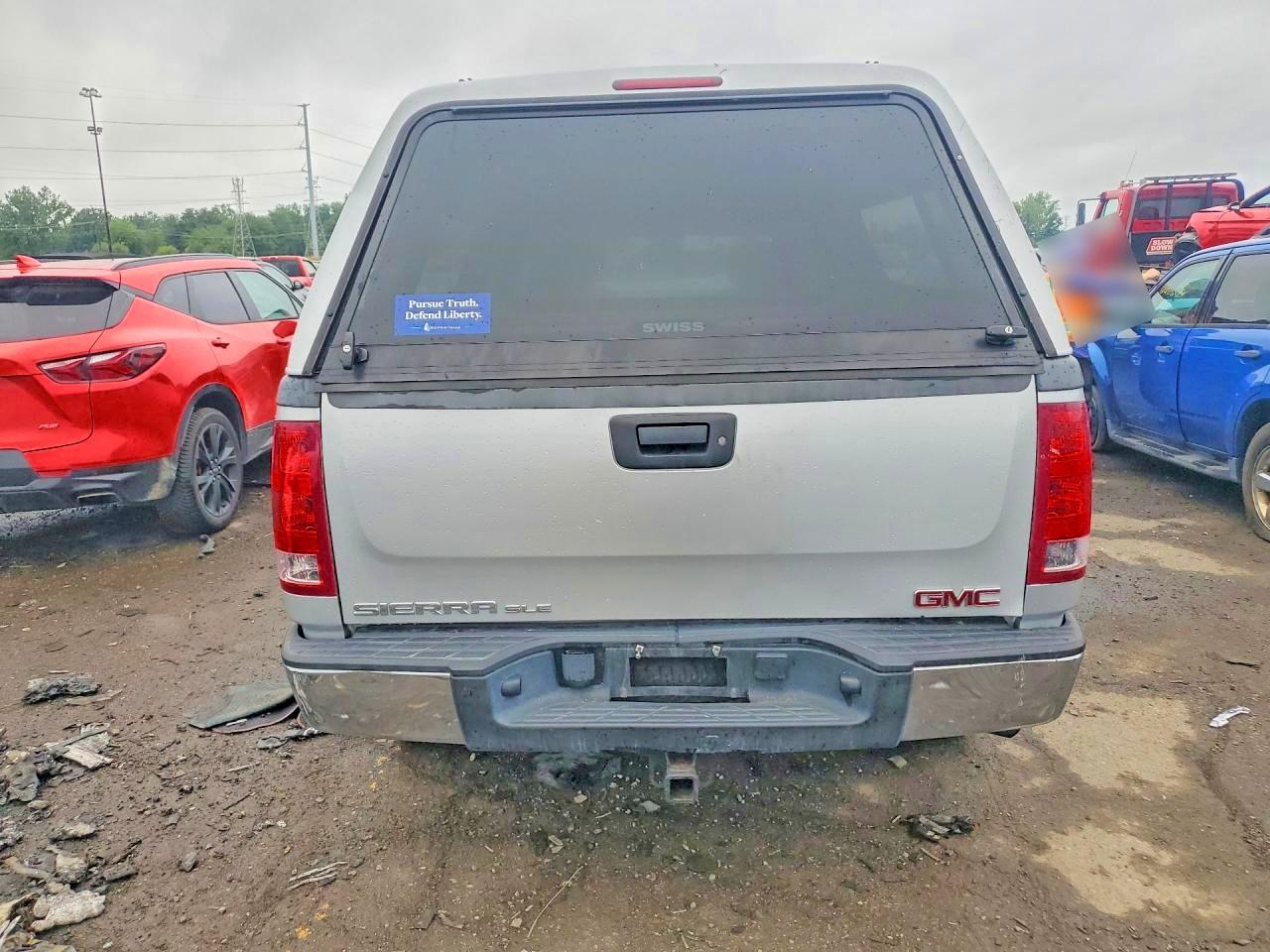 2013 Gmc Sierra K1500 Sle Silver vin: 1GTR2VE71DZ128611