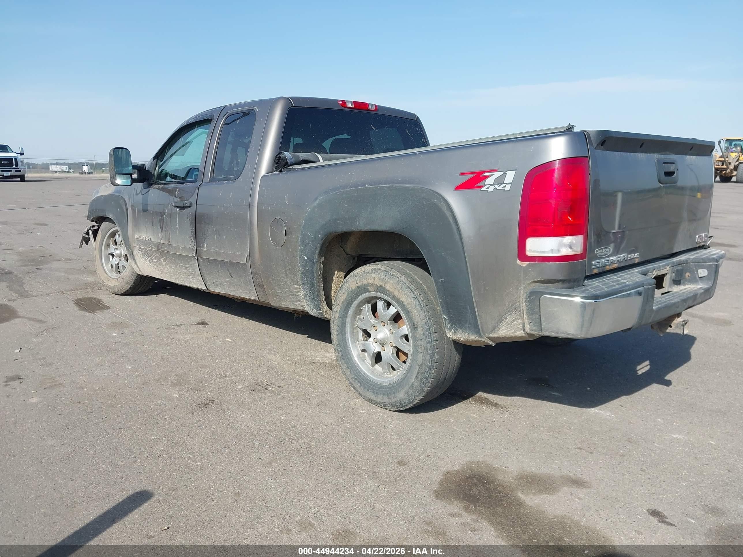 2013 Gmc Sierra 1500 Sle Gray vin: 1GTR2VE71DZ218521