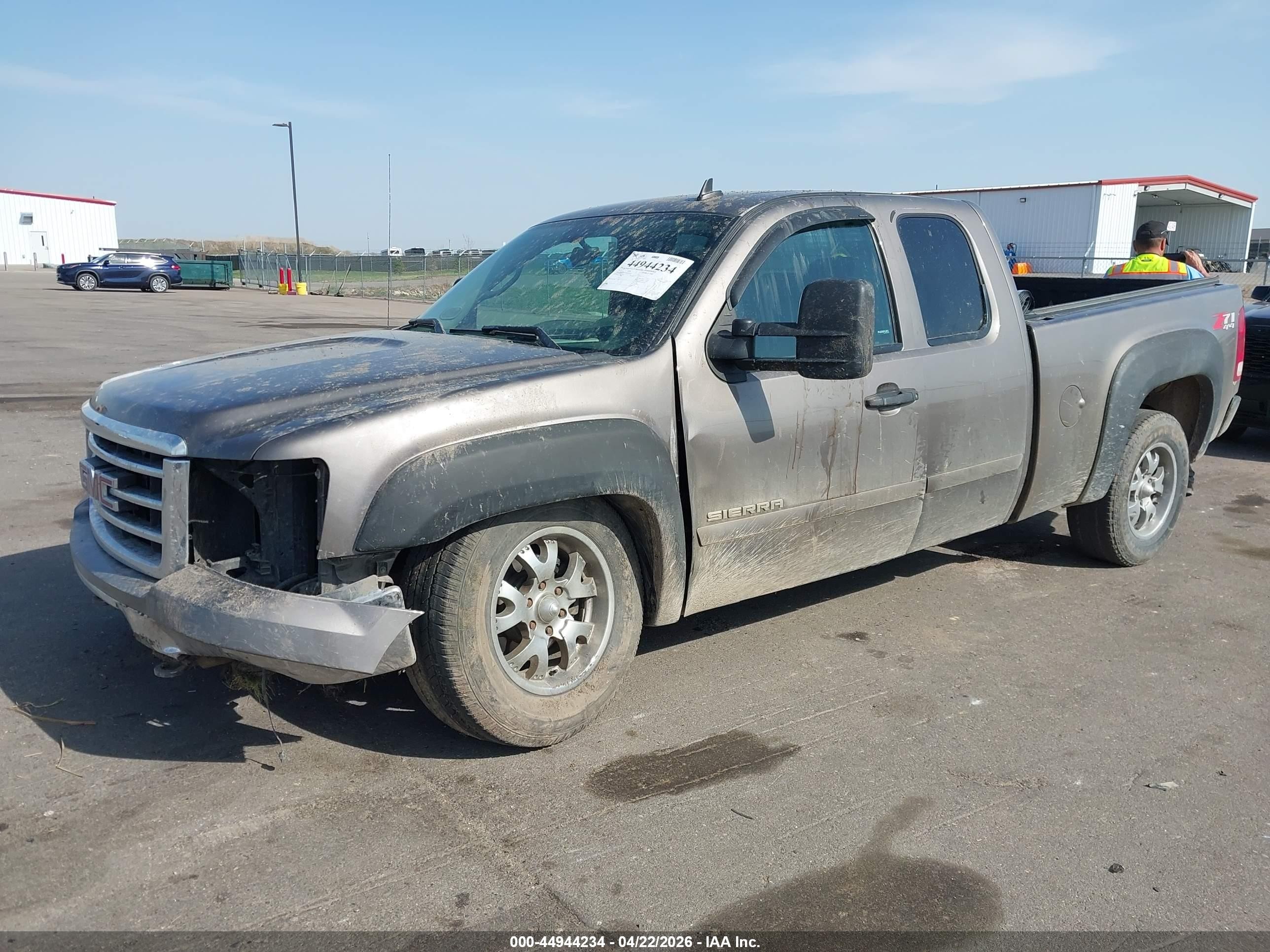 2013 Gmc Sierra 1500 Sle Gray vin: 1GTR2VE71DZ218521