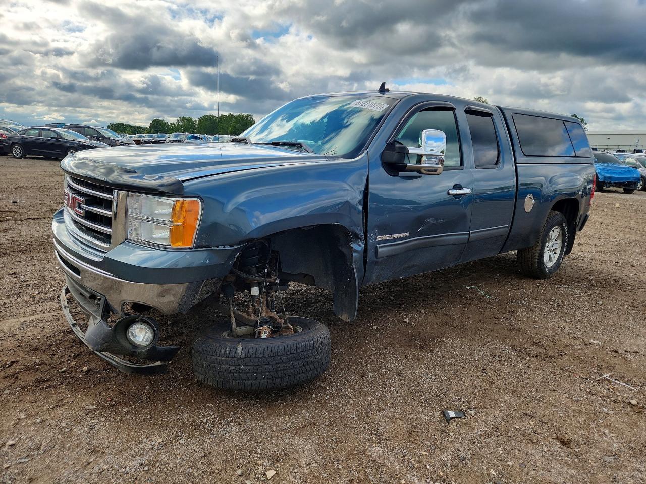 2013 Gmc Sierra K1500 Sle Blue vin: 1GTR2VE71DZ372985