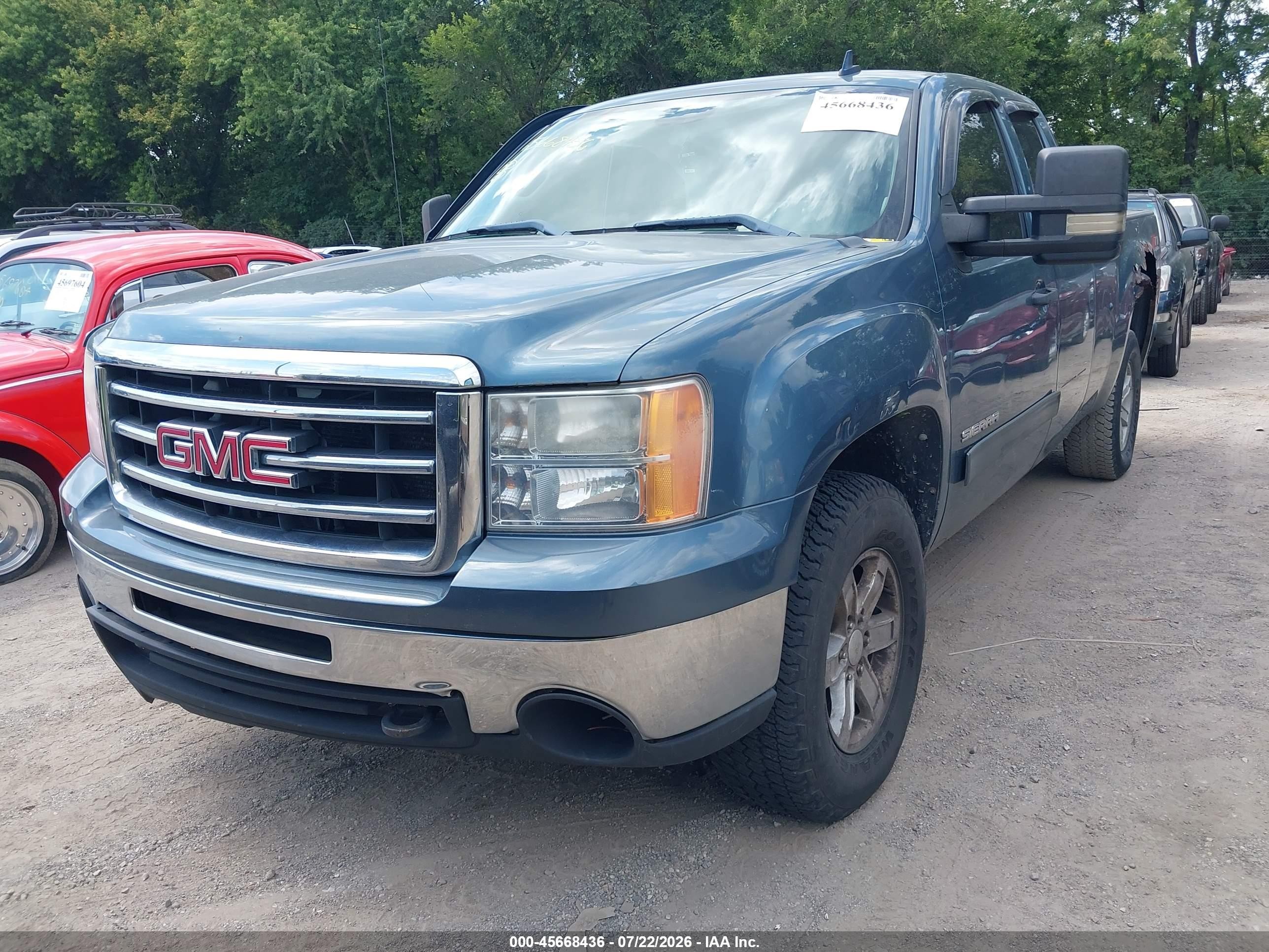 2012 Gmc Sierra 1500 Sle Dark Blue vin: 1GTR2VE72CZ232099