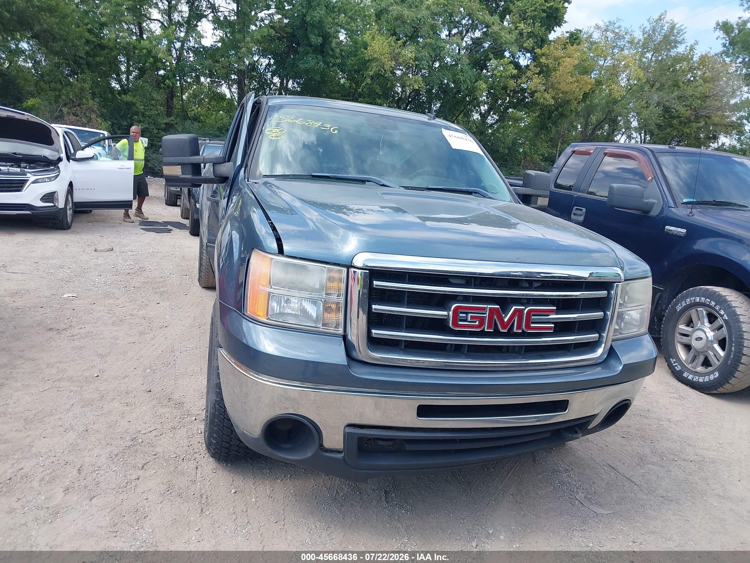 2012 Gmc Sierra 1500 Sle Dark Blue vin: 1GTR2VE72CZ232099