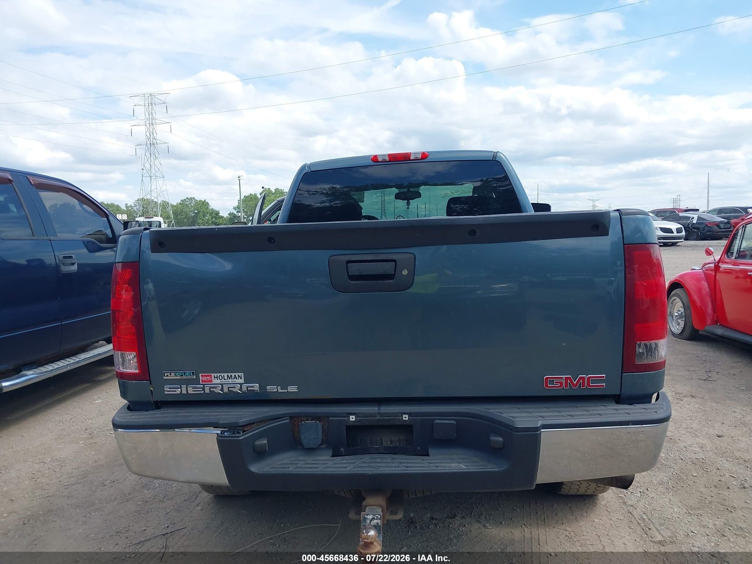 2012 Gmc Sierra 1500 Sle Dark Blue vin: 1GTR2VE72CZ232099