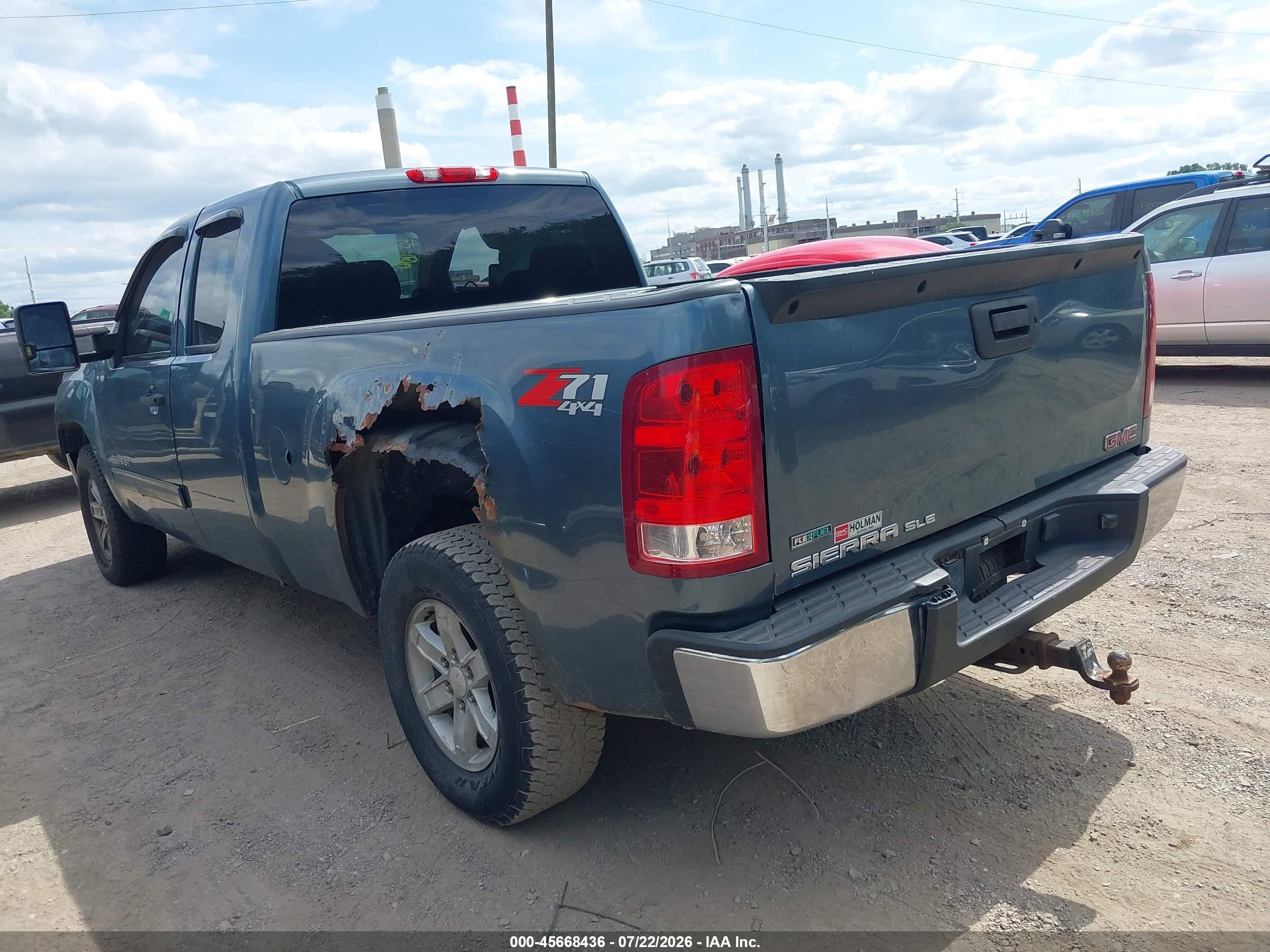 2012 Gmc Sierra 1500 Sle Dark Blue vin: 1GTR2VE72CZ232099