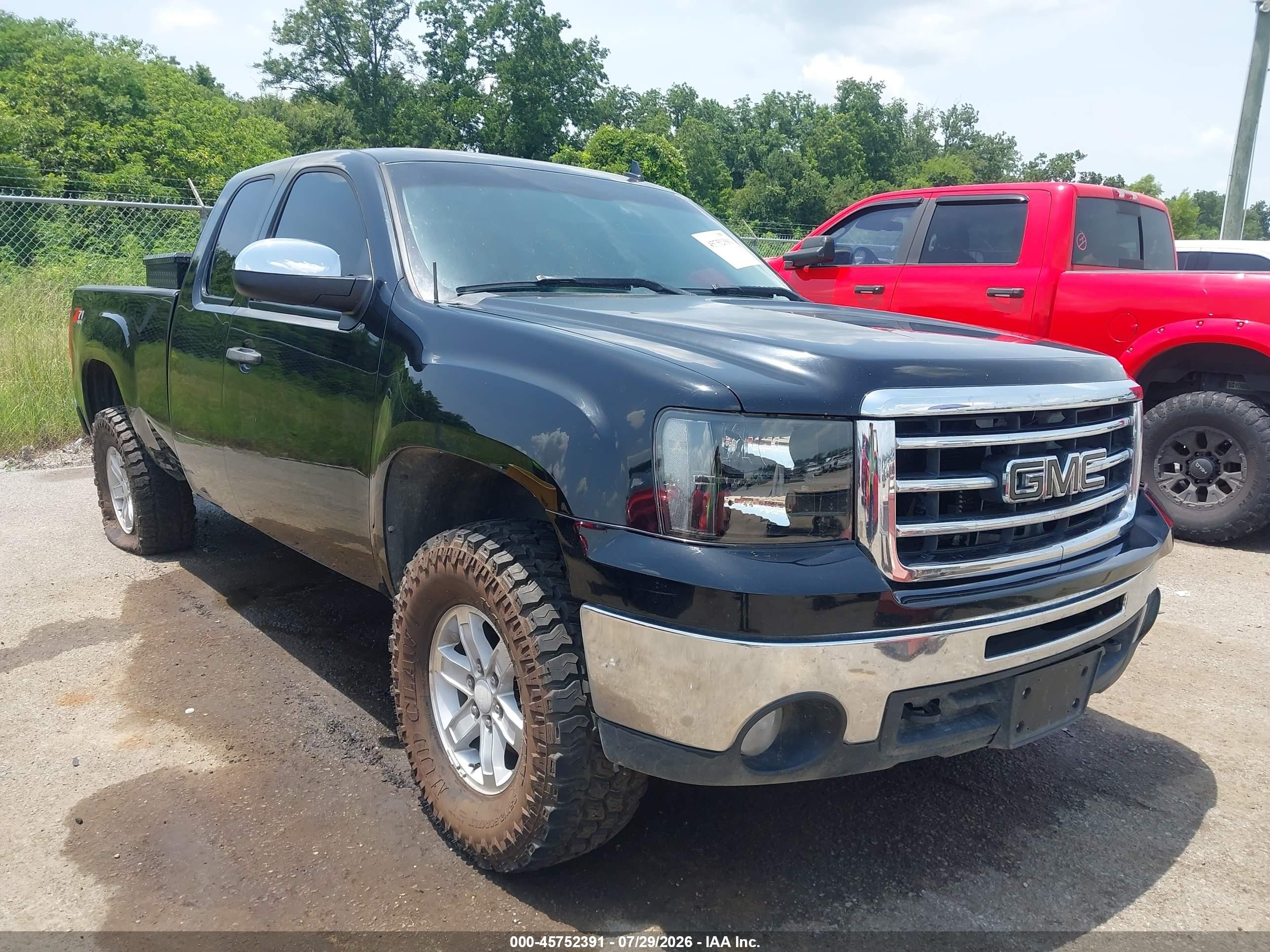 2013 Gmc Sierra 1500 Sle Black vin: 1GTR2VE72DZ128939