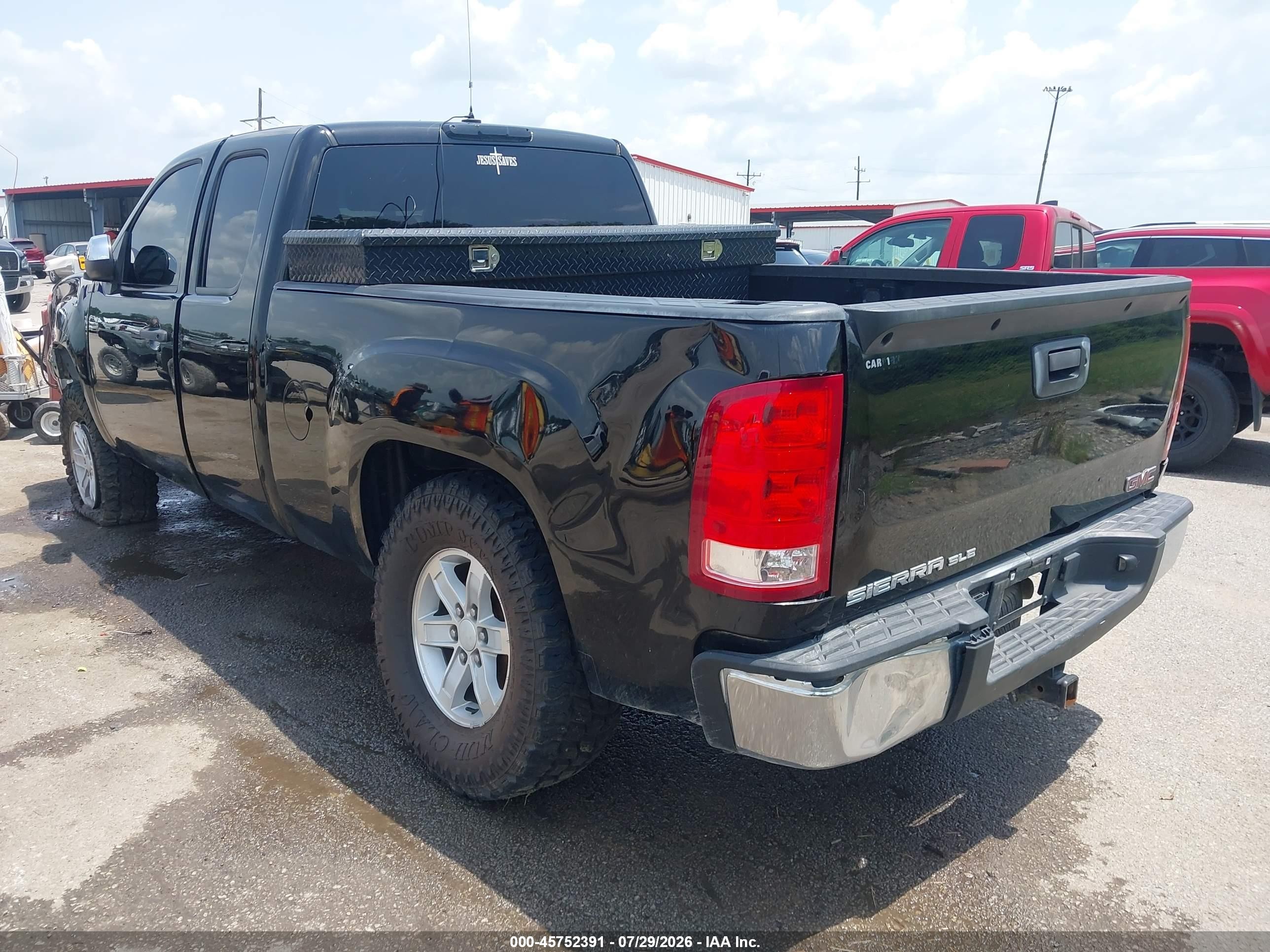 2013 Gmc Sierra 1500 Sle Черный vin: 1GTR2VE72DZ128939