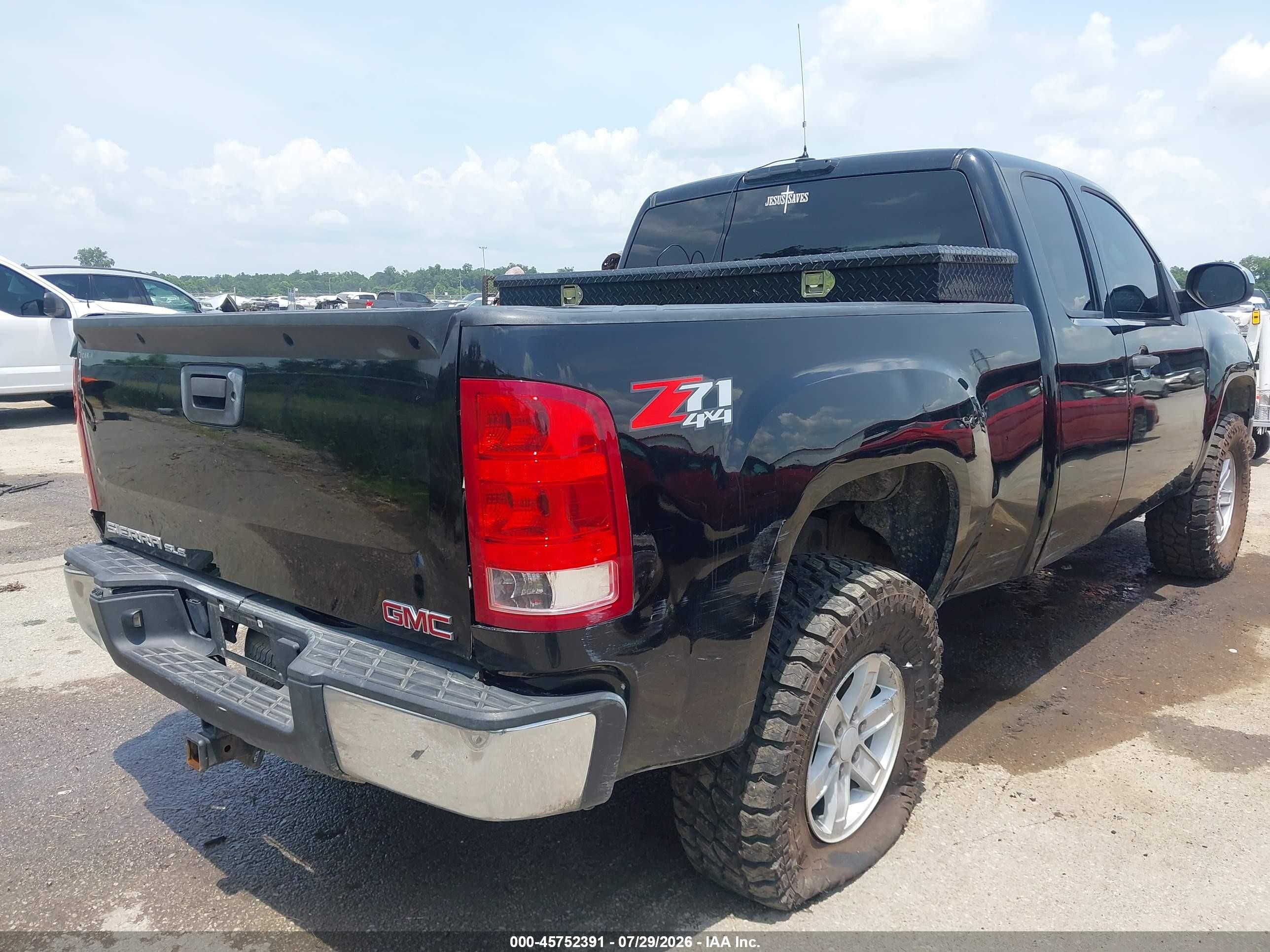2013 Gmc Sierra 1500 Sle Черный vin: 1GTR2VE72DZ128939