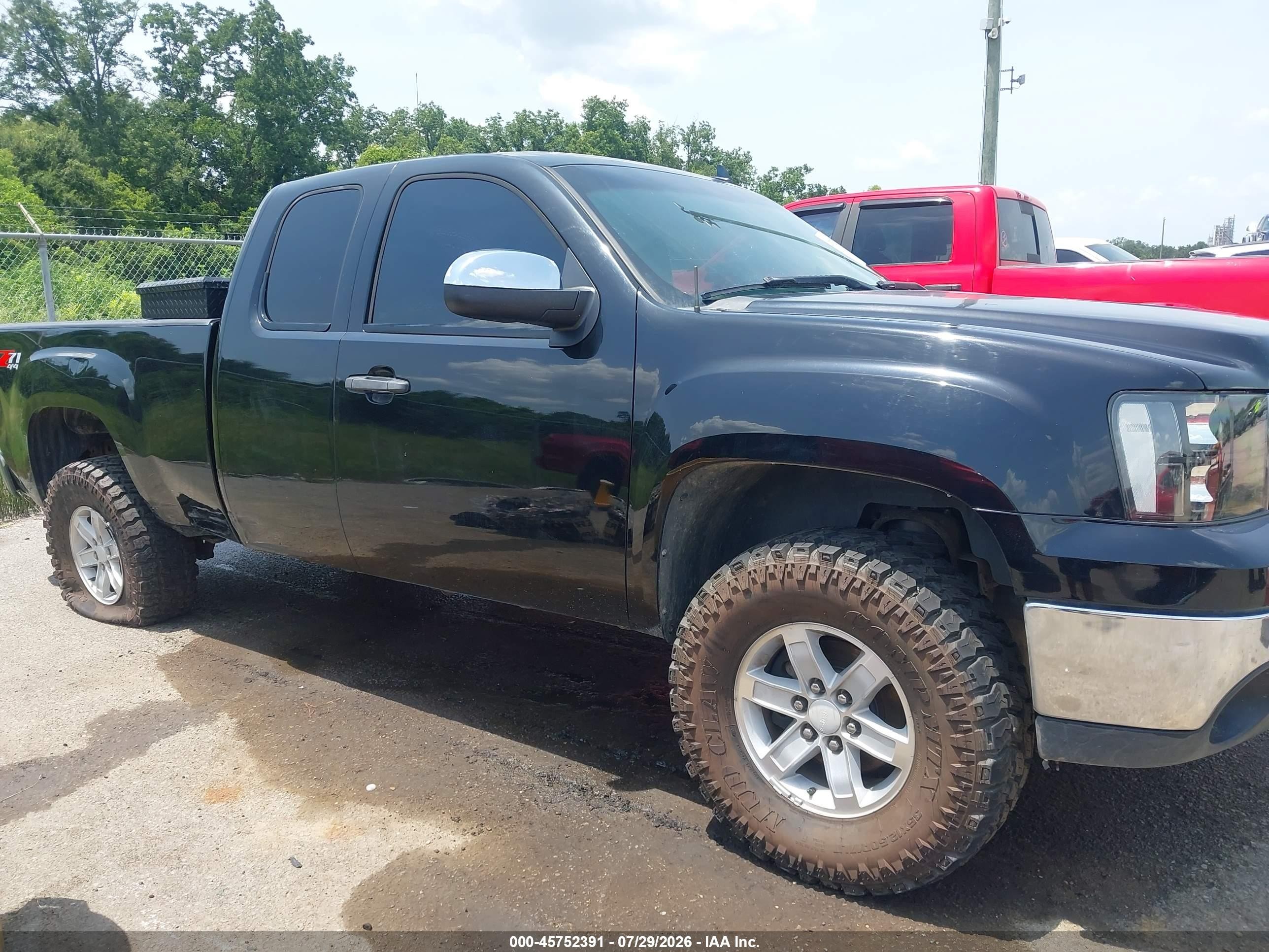 2013 Gmc Sierra 1500 Sle Черный vin: 1GTR2VE72DZ128939