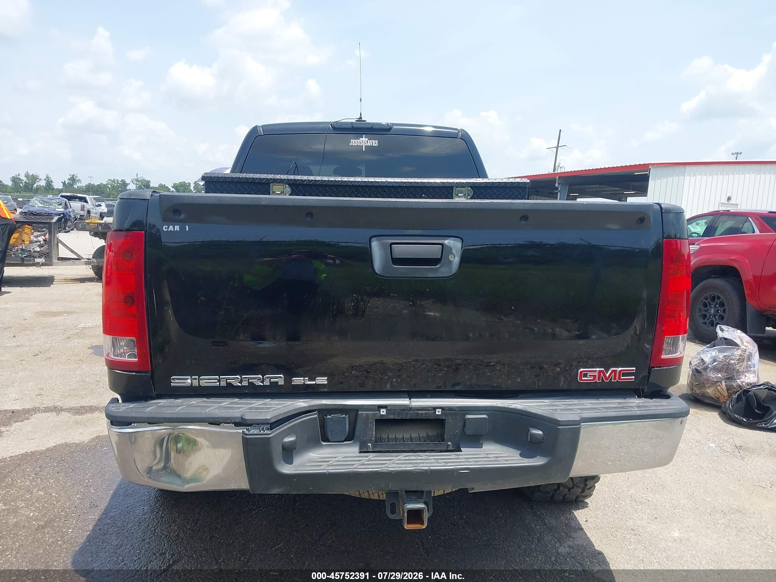 2013 Gmc Sierra 1500 Sle Черный vin: 1GTR2VE72DZ128939