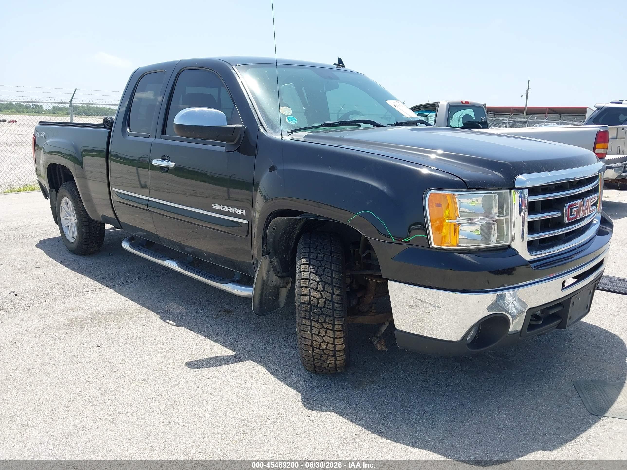 2013 Gmc Sierra 1500 Sle Черный vin: 1GTR2VE72DZ179454