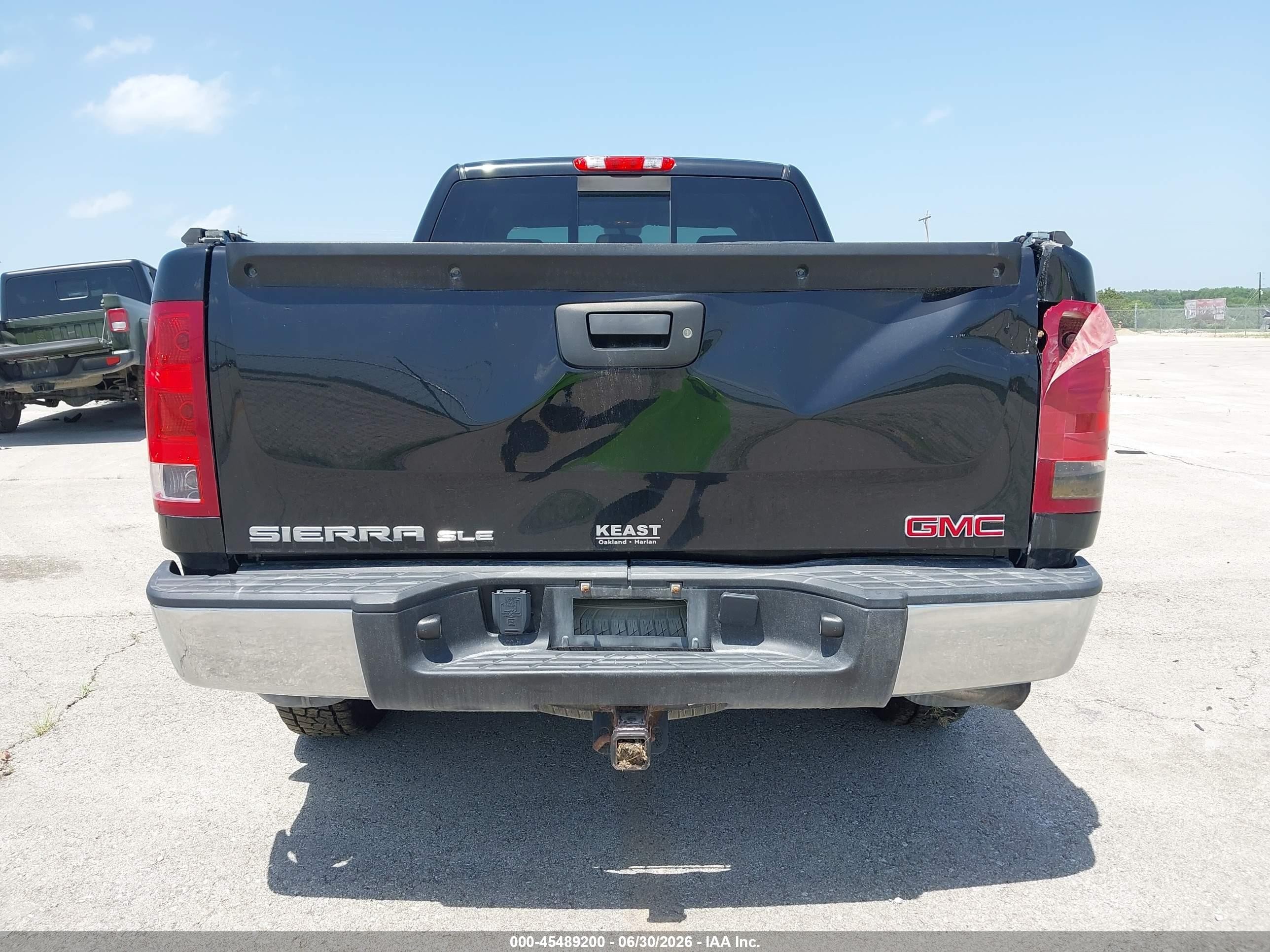 2013 Gmc Sierra 1500 Sle Черный vin: 1GTR2VE72DZ179454