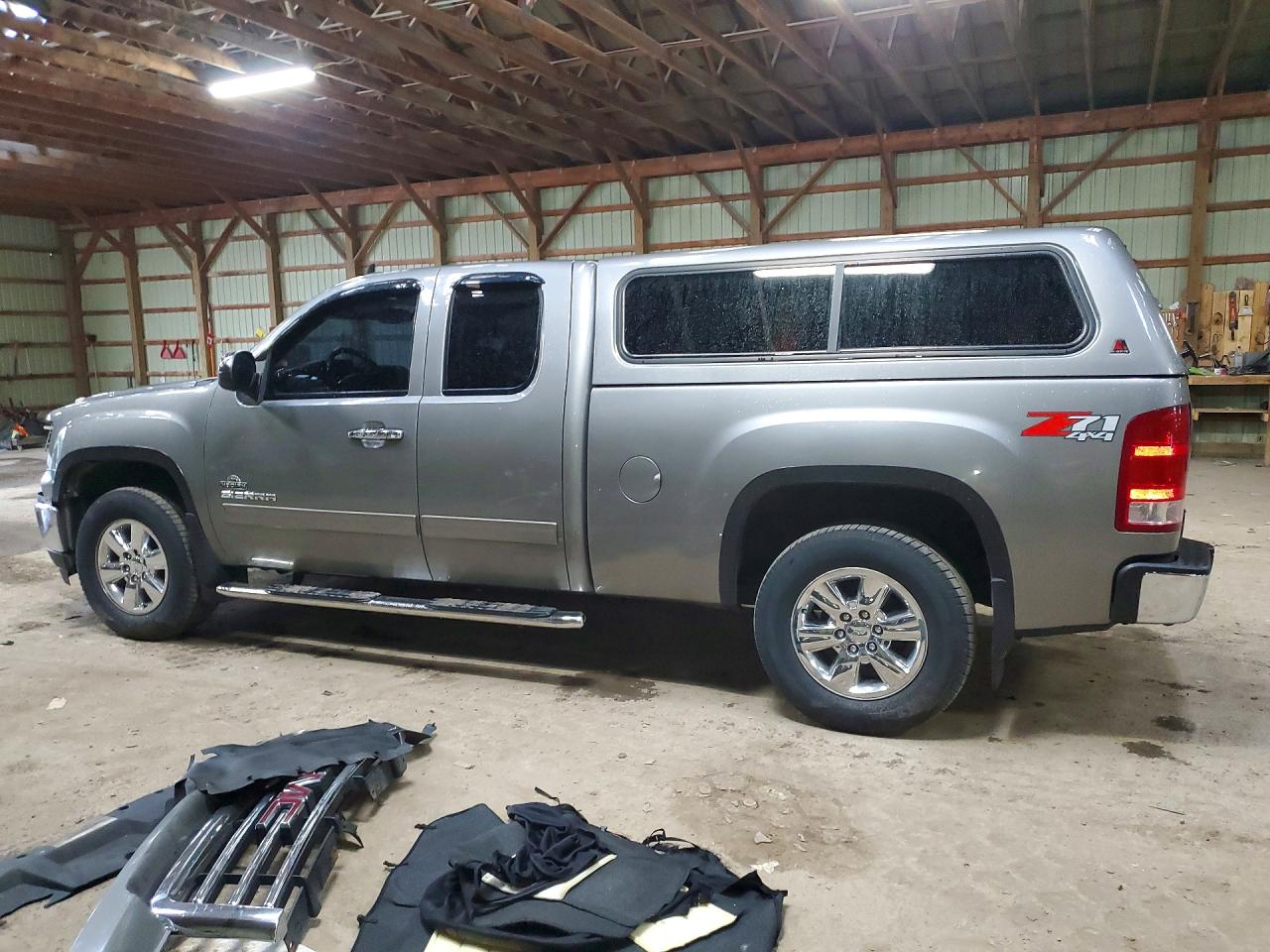 2013 Gmc Sierra K1500 Sle Gray vin: 1GTR2VE72DZ185853