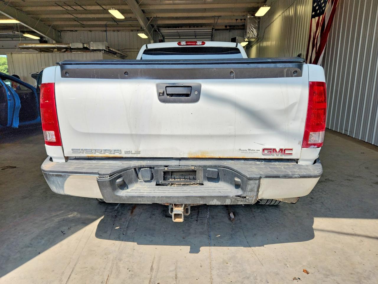 2013 Gmc Sierra K1500 Sle White vin: 1GTR2VE72DZ282096