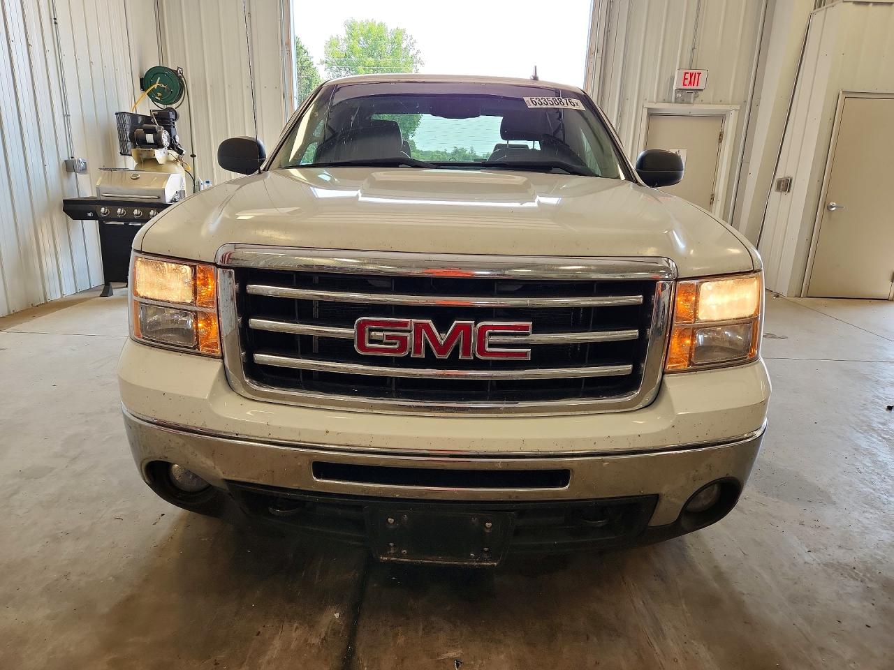 2013 Gmc Sierra K1500 Sle White vin: 1GTR2VE72DZ282096