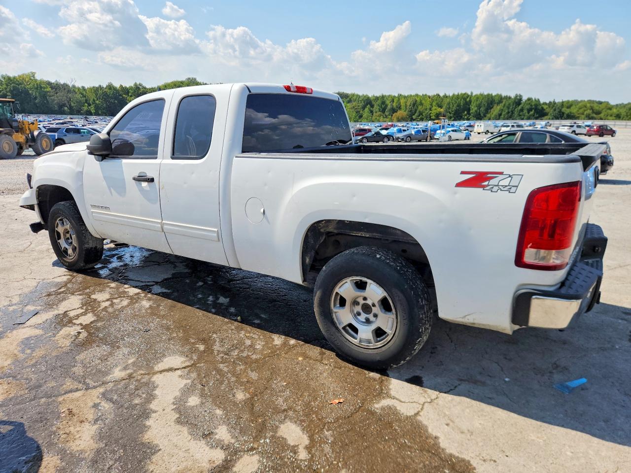 2013 Gmc Sierra K1500 Sle White vin: 1GTR2VE72DZ353197