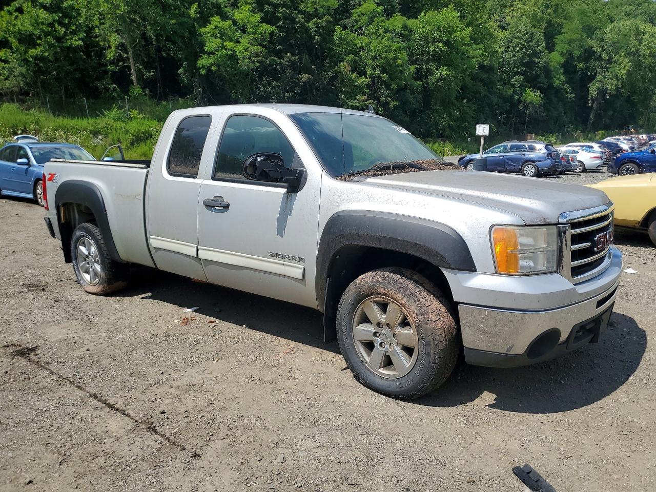 2012 Gmc Sierra K1500 Sle Silver vin: 1GTR2VE73CZ142041