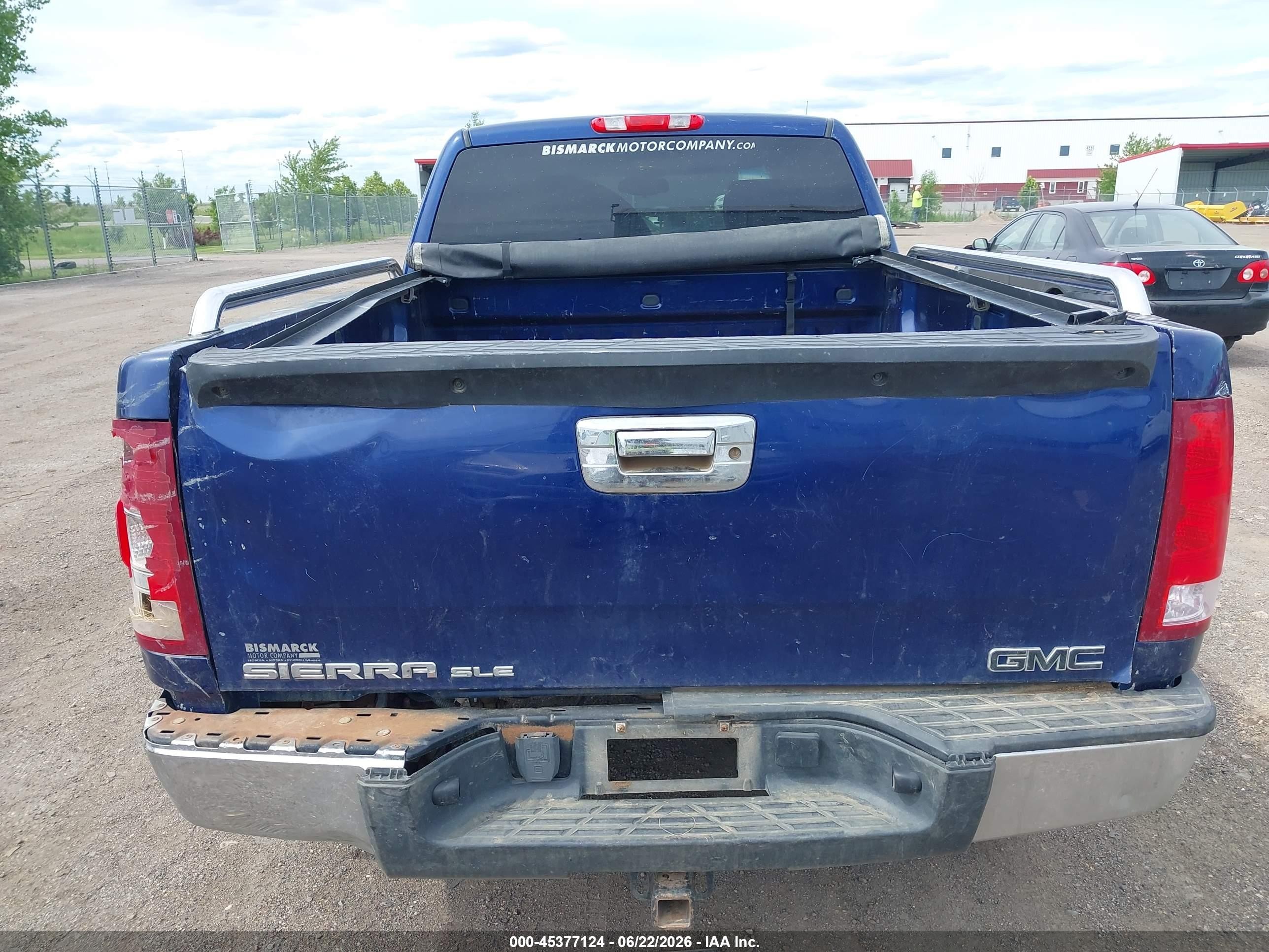 2013 Gmc Sierra 1500 Sle Blue vin: 1GTR2VE73DZ126116