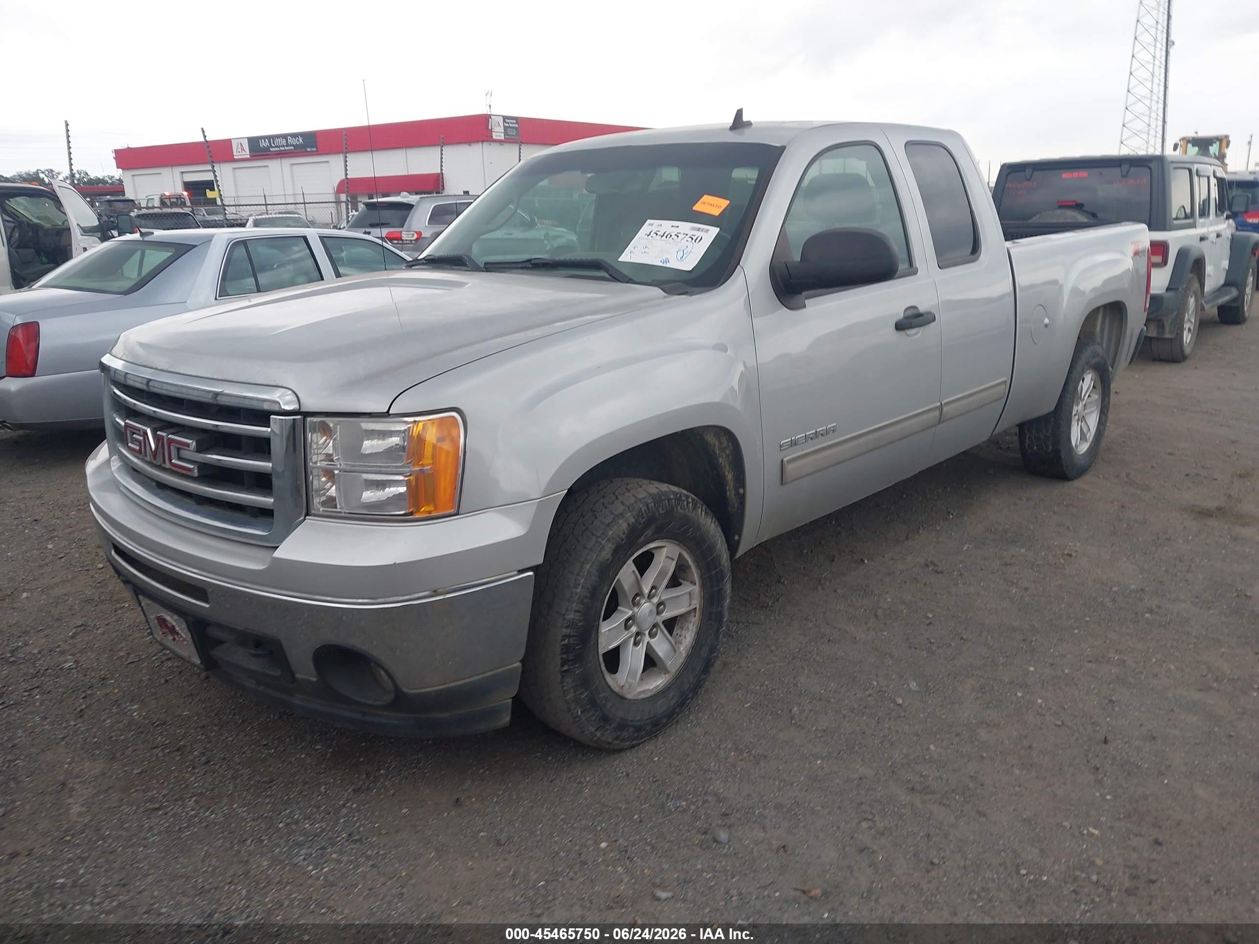 2013 Gmc Sierra 1500 Sle Silver vin: 1GTR2VE73DZ225616