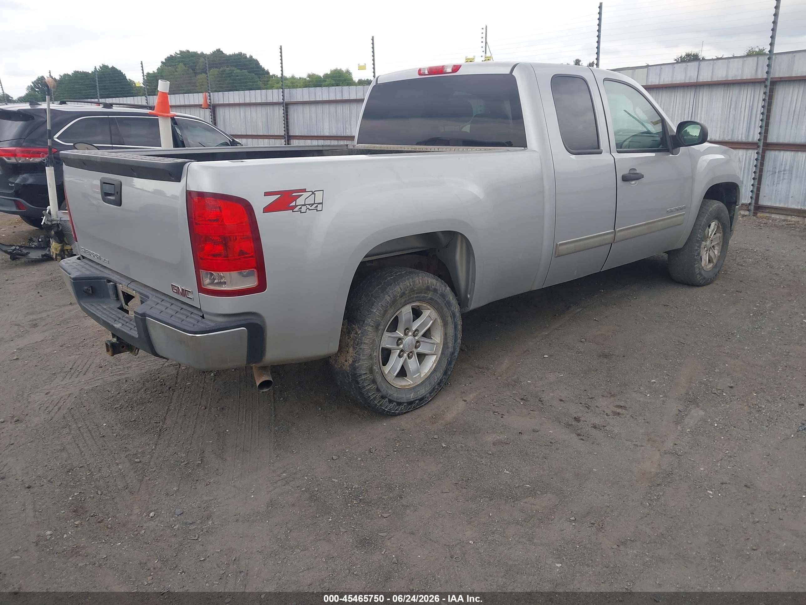 2013 Gmc Sierra 1500 Sle Silver vin: 1GTR2VE73DZ225616