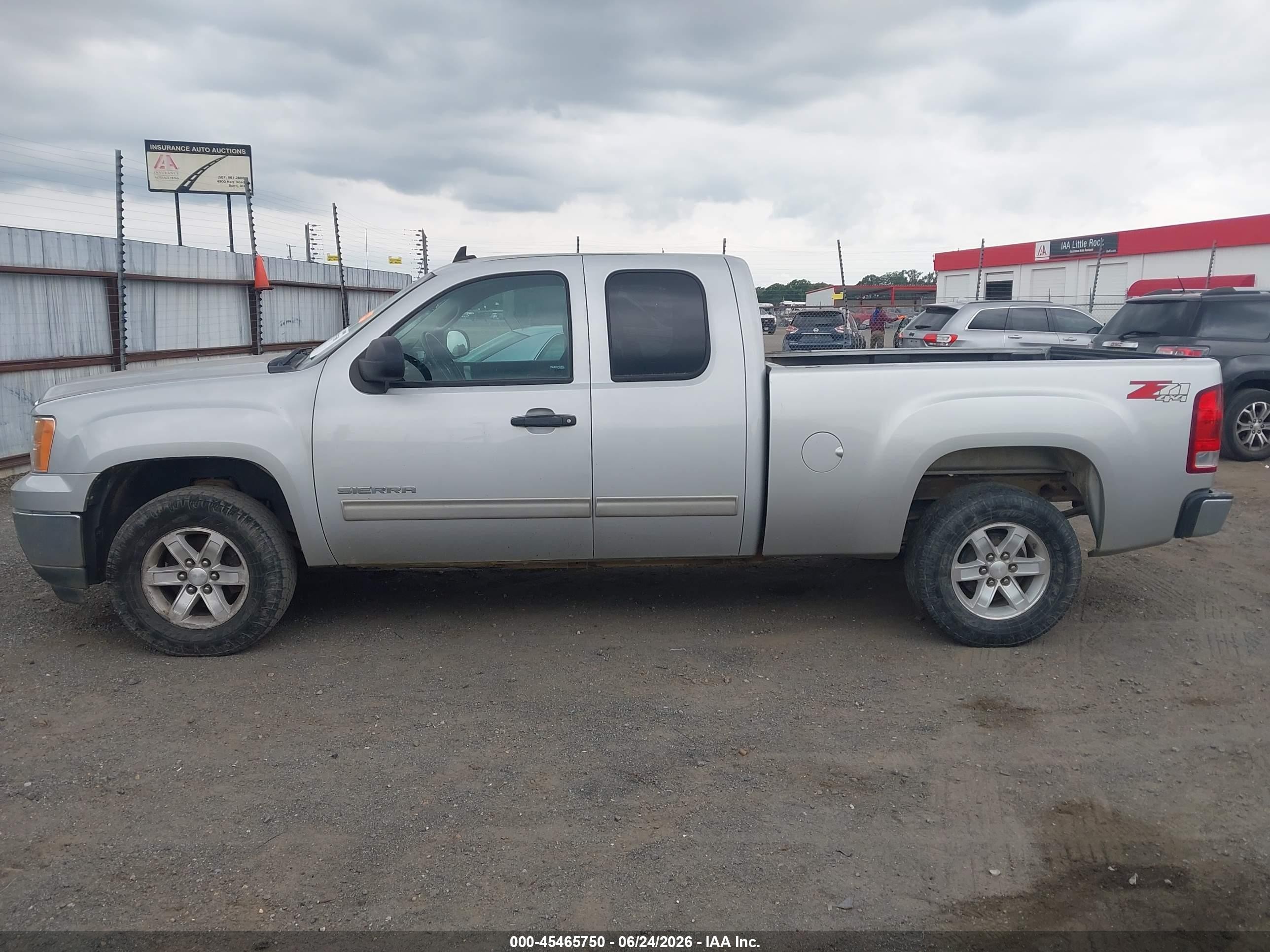 2013 Gmc Sierra 1500 Sle Silver vin: 1GTR2VE73DZ225616