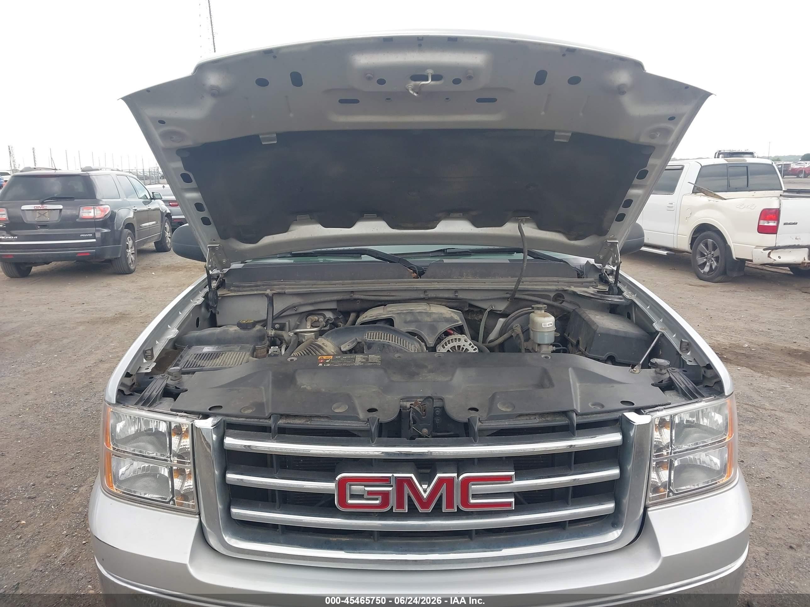2013 Gmc Sierra 1500 Sle Silver vin: 1GTR2VE73DZ225616