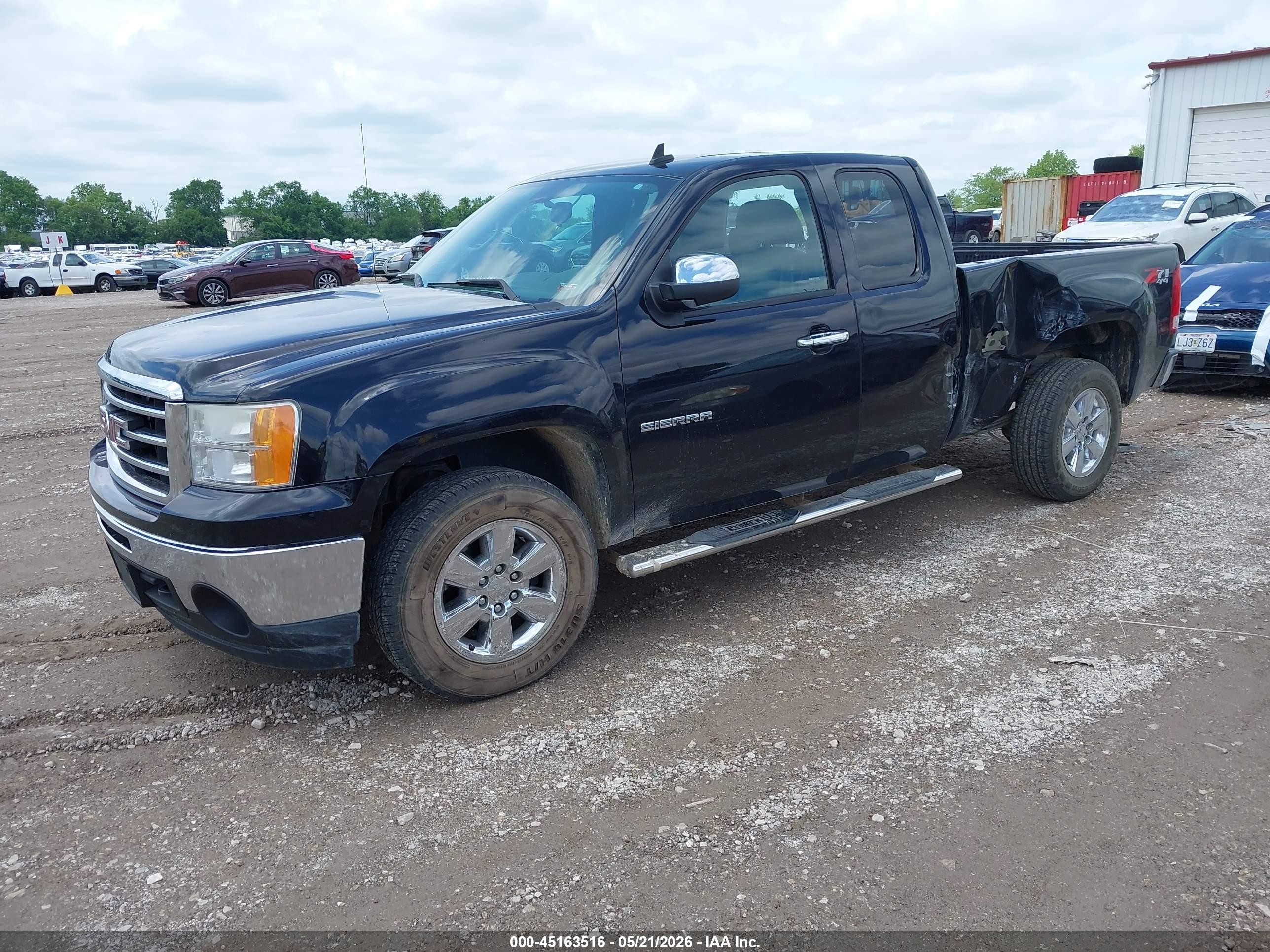 2013 Gmc Sierra 1500 Sle Black vin: 1GTR2VE73DZ267588