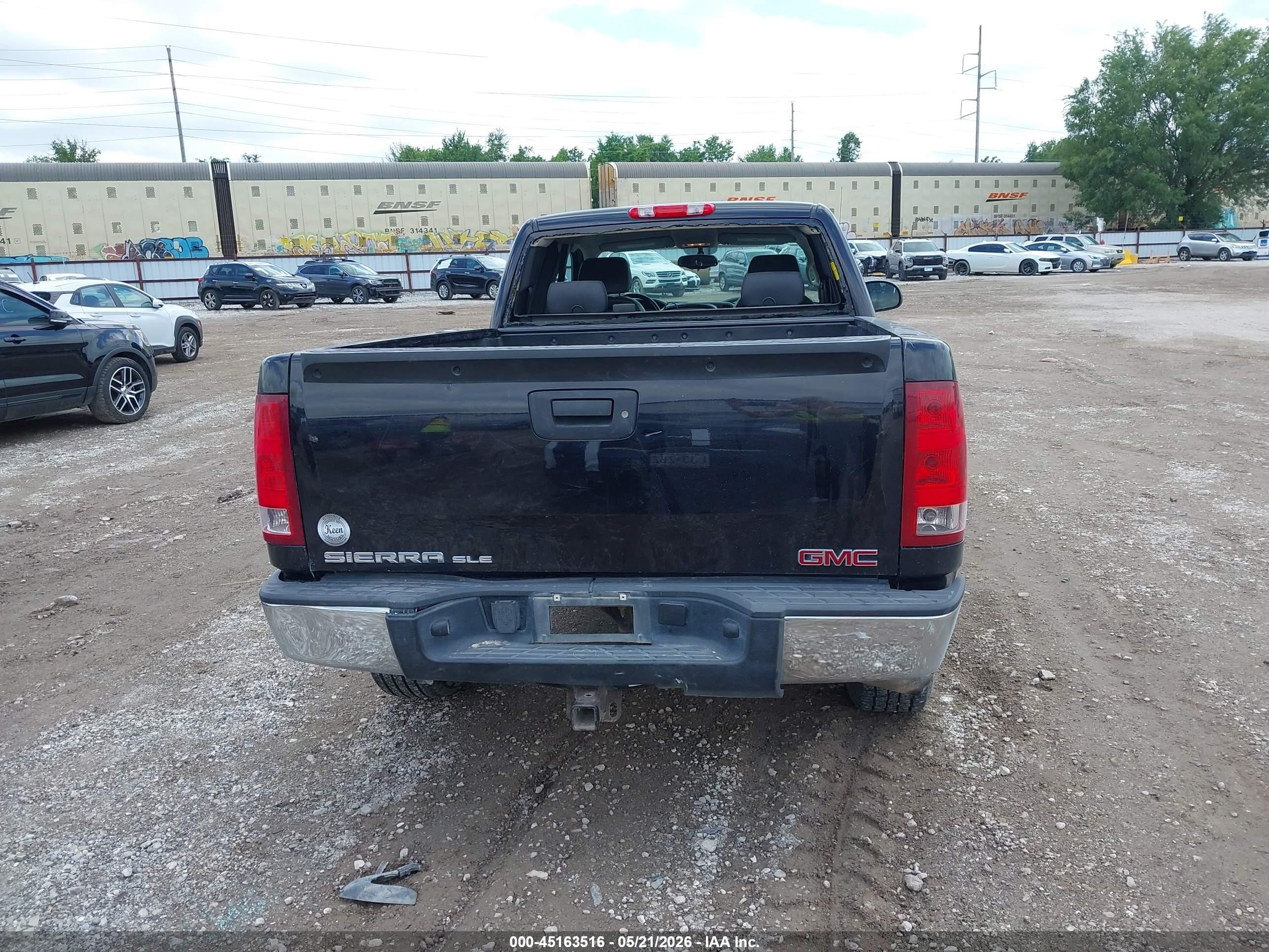 2013 Gmc Sierra 1500 Sle Black vin: 1GTR2VE73DZ267588