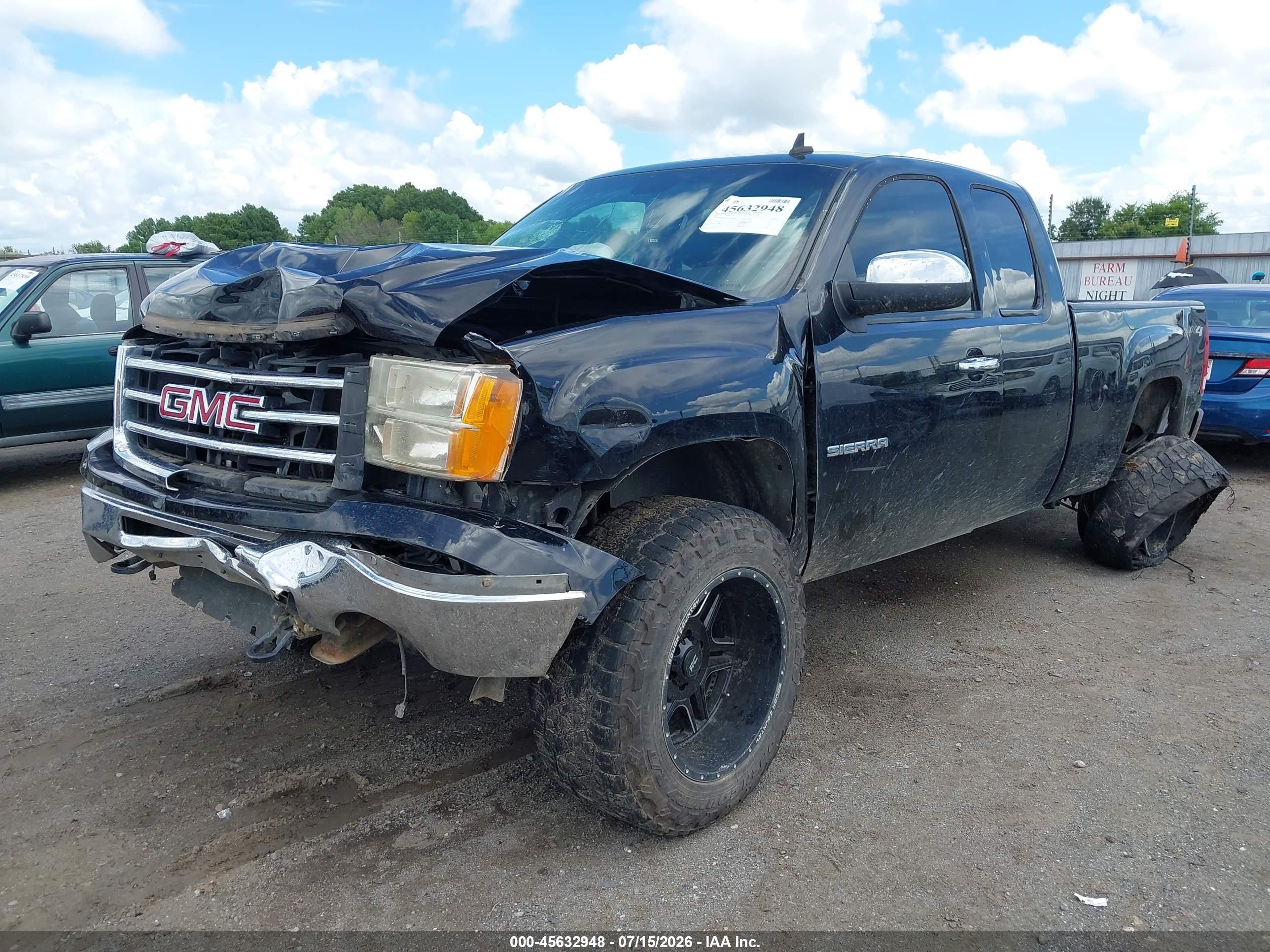2013 Gmc Sierra 1500 Sle Black vin: 1GTR2VE73DZ270751