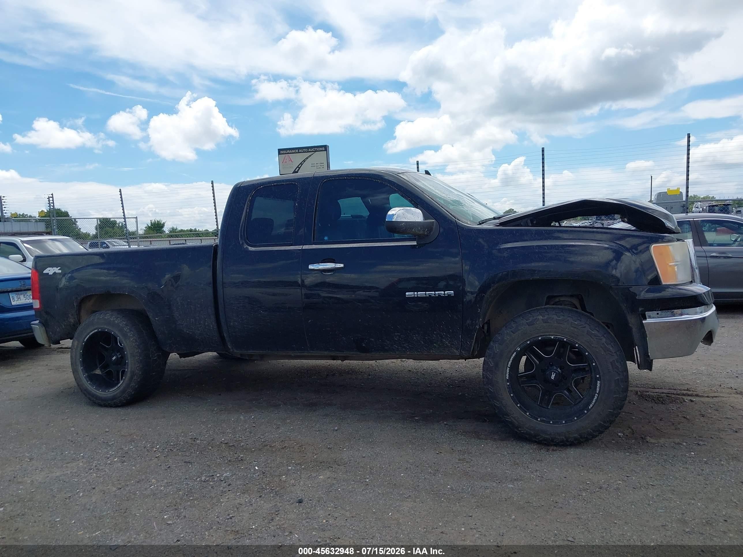 2013 Gmc Sierra 1500 Sle Black vin: 1GTR2VE73DZ270751