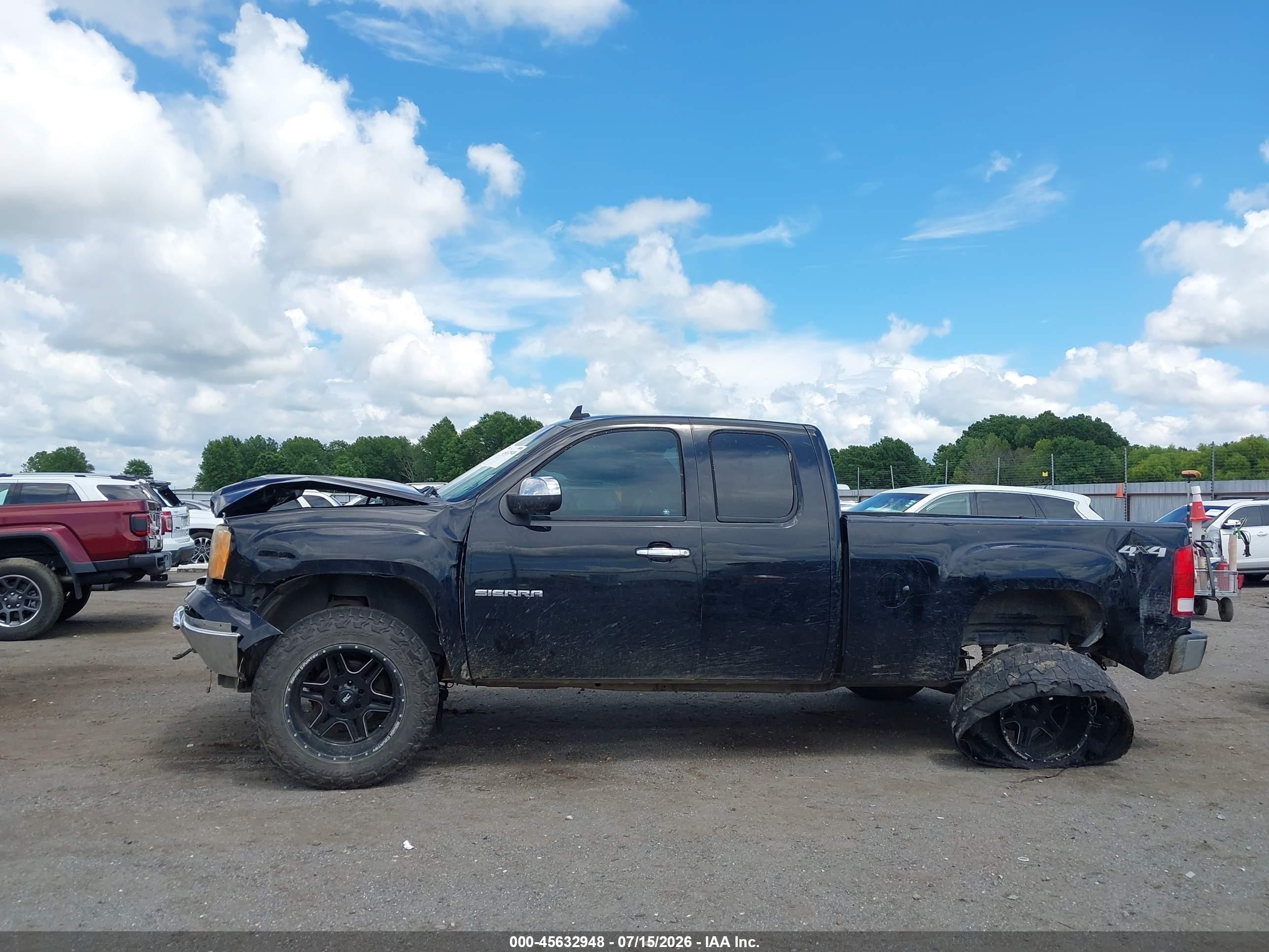 2013 Gmc Sierra 1500 Sle Black vin: 1GTR2VE73DZ270751