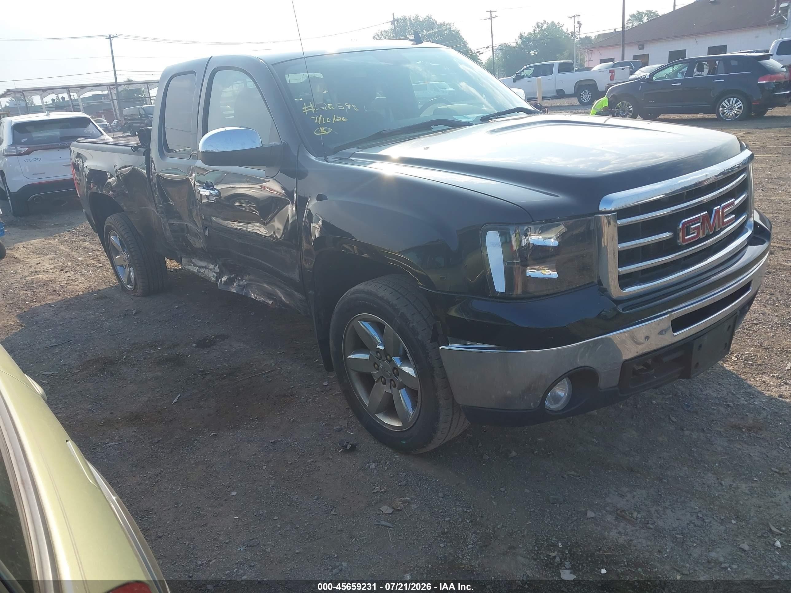 2013 Gmc Sierra 1500 Sle Черный vin: 1GTR2VE73DZ278557