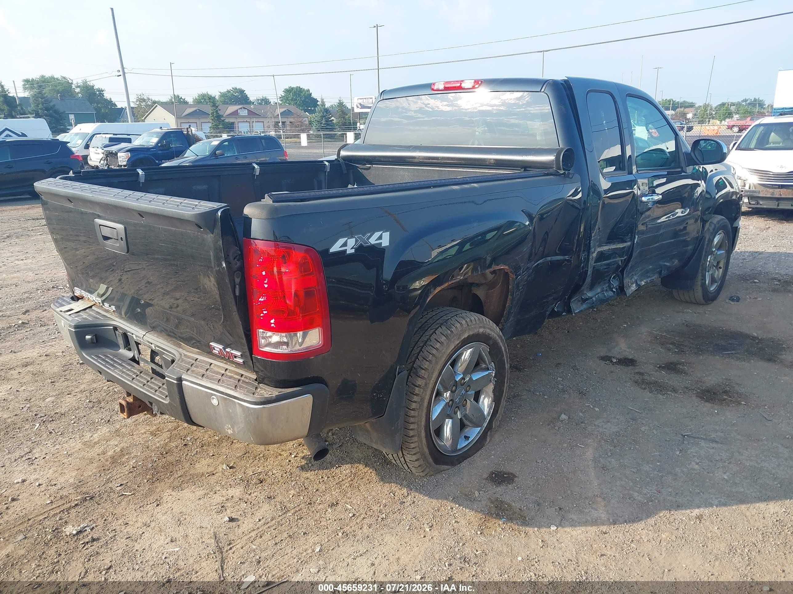 2013 Gmc Sierra 1500 Sle Черный vin: 1GTR2VE73DZ278557