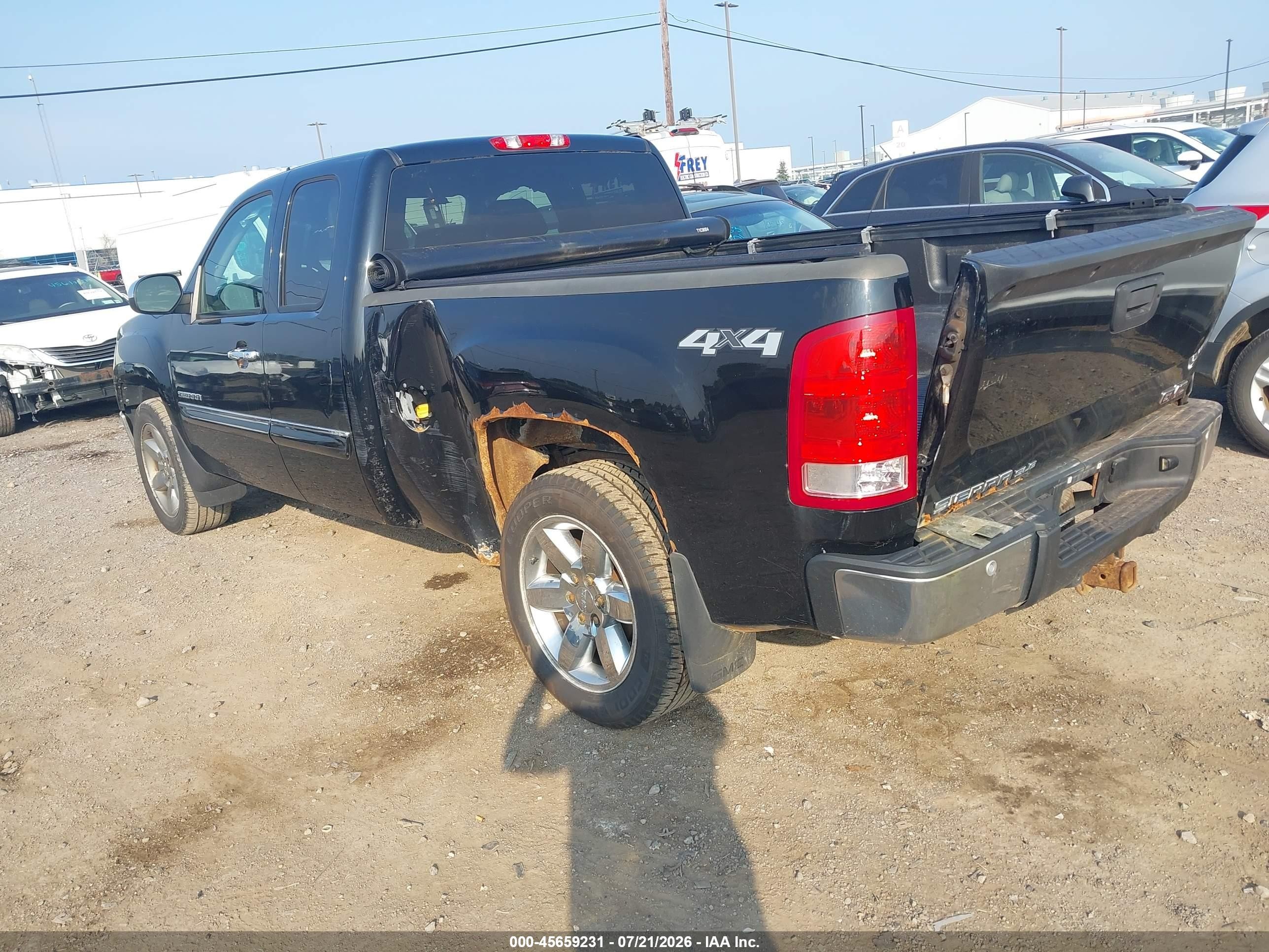 2013 Gmc Sierra 1500 Sle Черный vin: 1GTR2VE73DZ278557