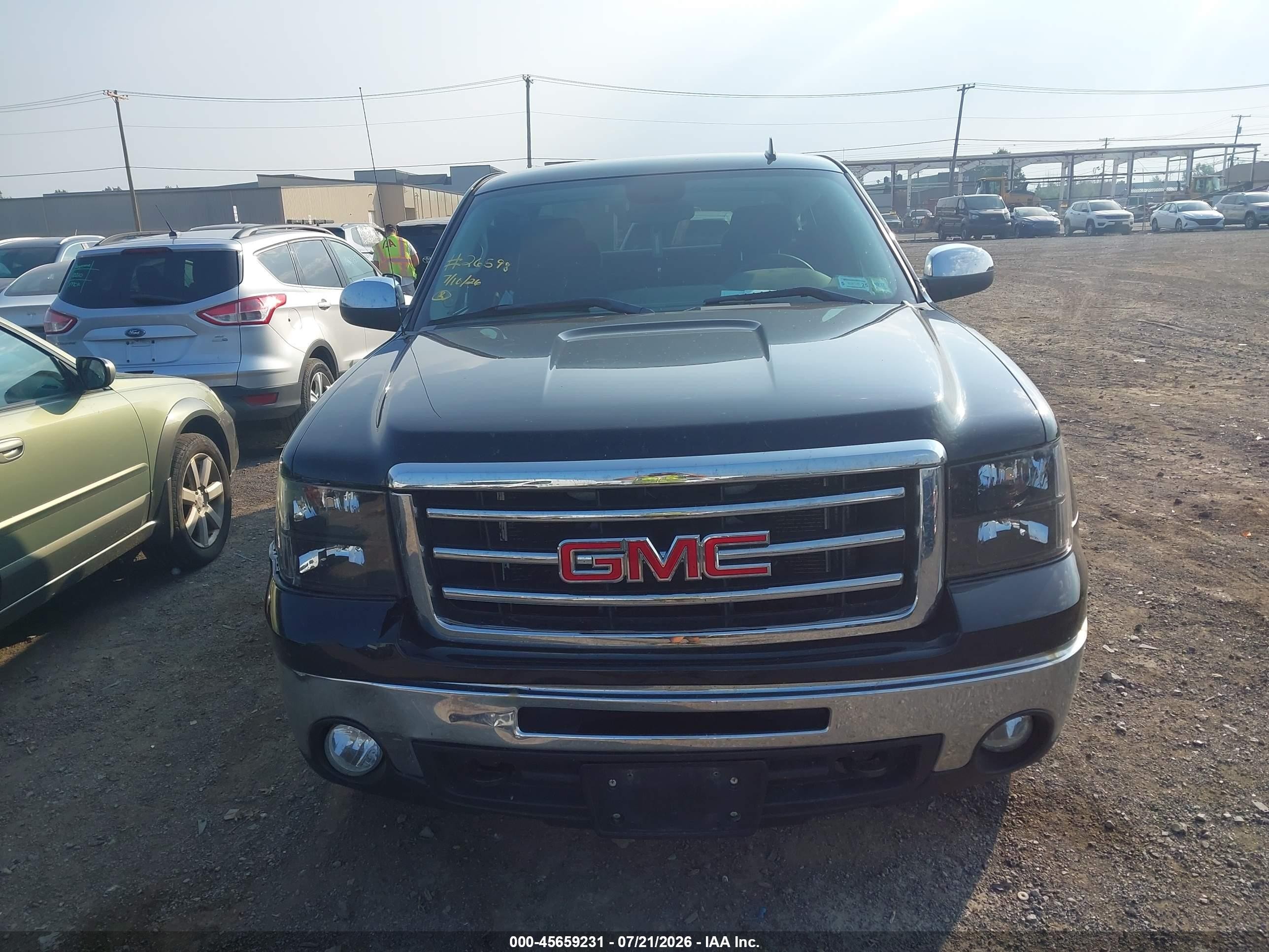2013 Gmc Sierra 1500 Sle Черный vin: 1GTR2VE73DZ278557
