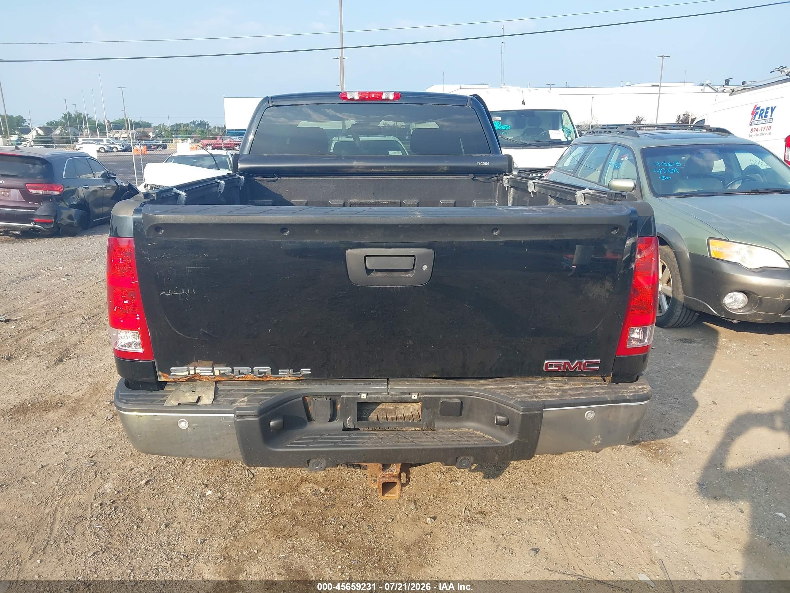 2013 Gmc Sierra 1500 Sle Черный vin: 1GTR2VE73DZ278557