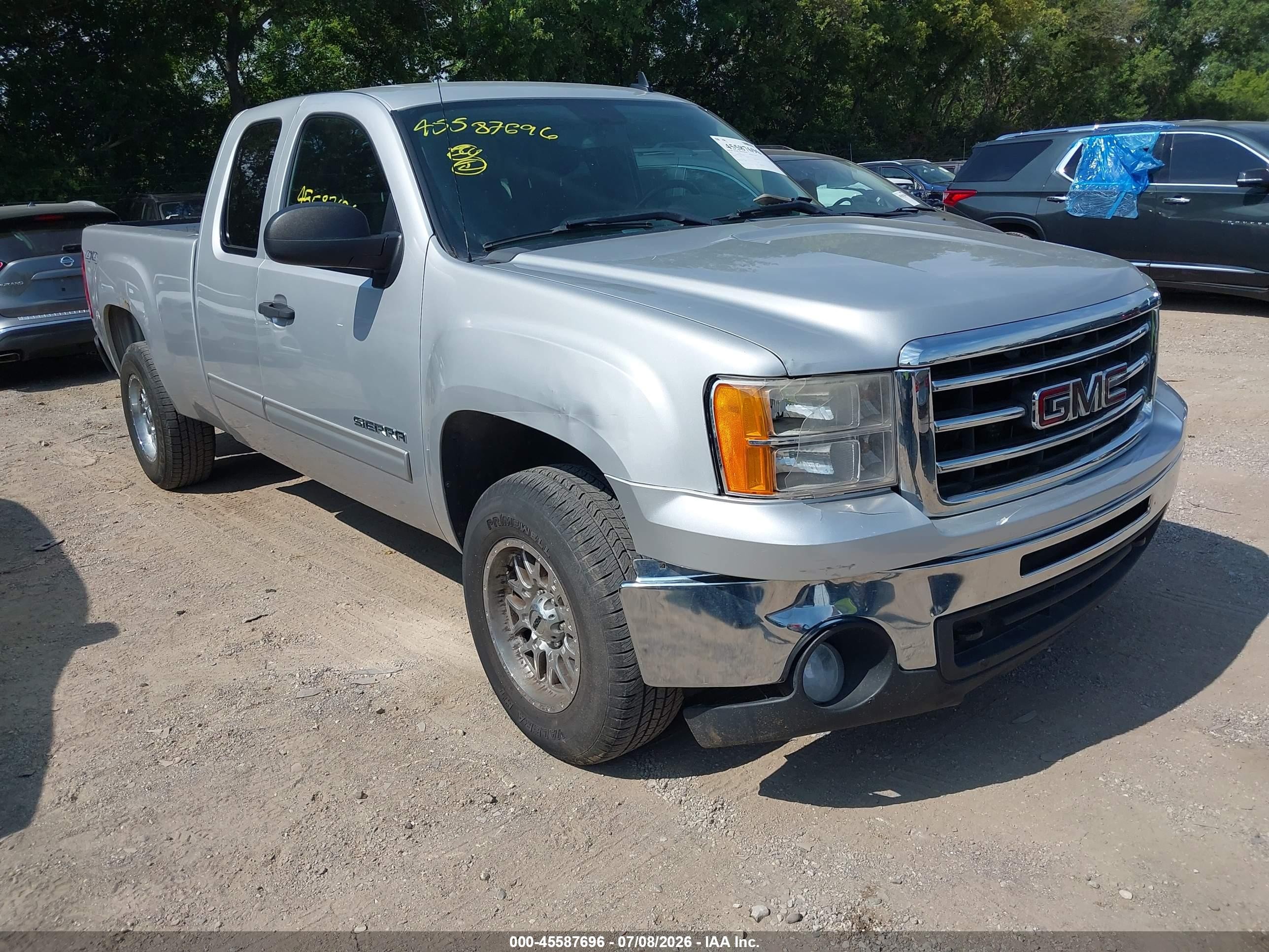 2013 Gmc Sierra 1500 Sle Silver vin: 1GTR2VE73DZ314568