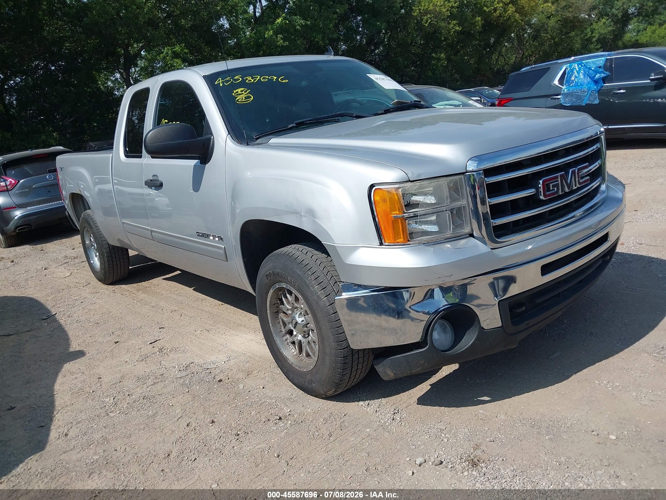 2013 Gmc Sierra 1500 Sle Silver vin: 1GTR2VE73DZ314568
