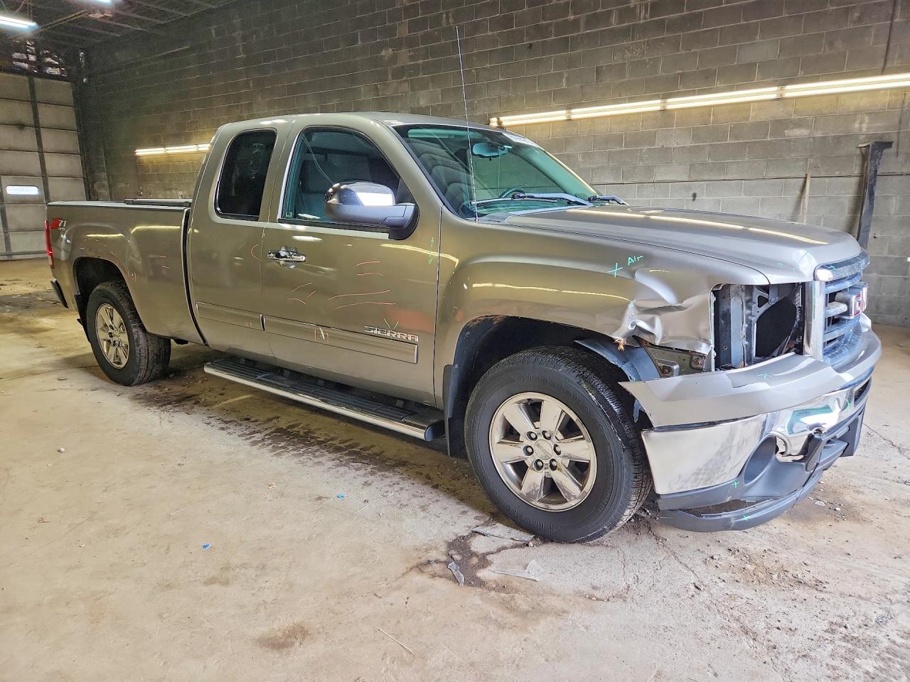 2013 Gmc Sierra K1500 Sle Gray vin: 1GTR2VE73DZ387083