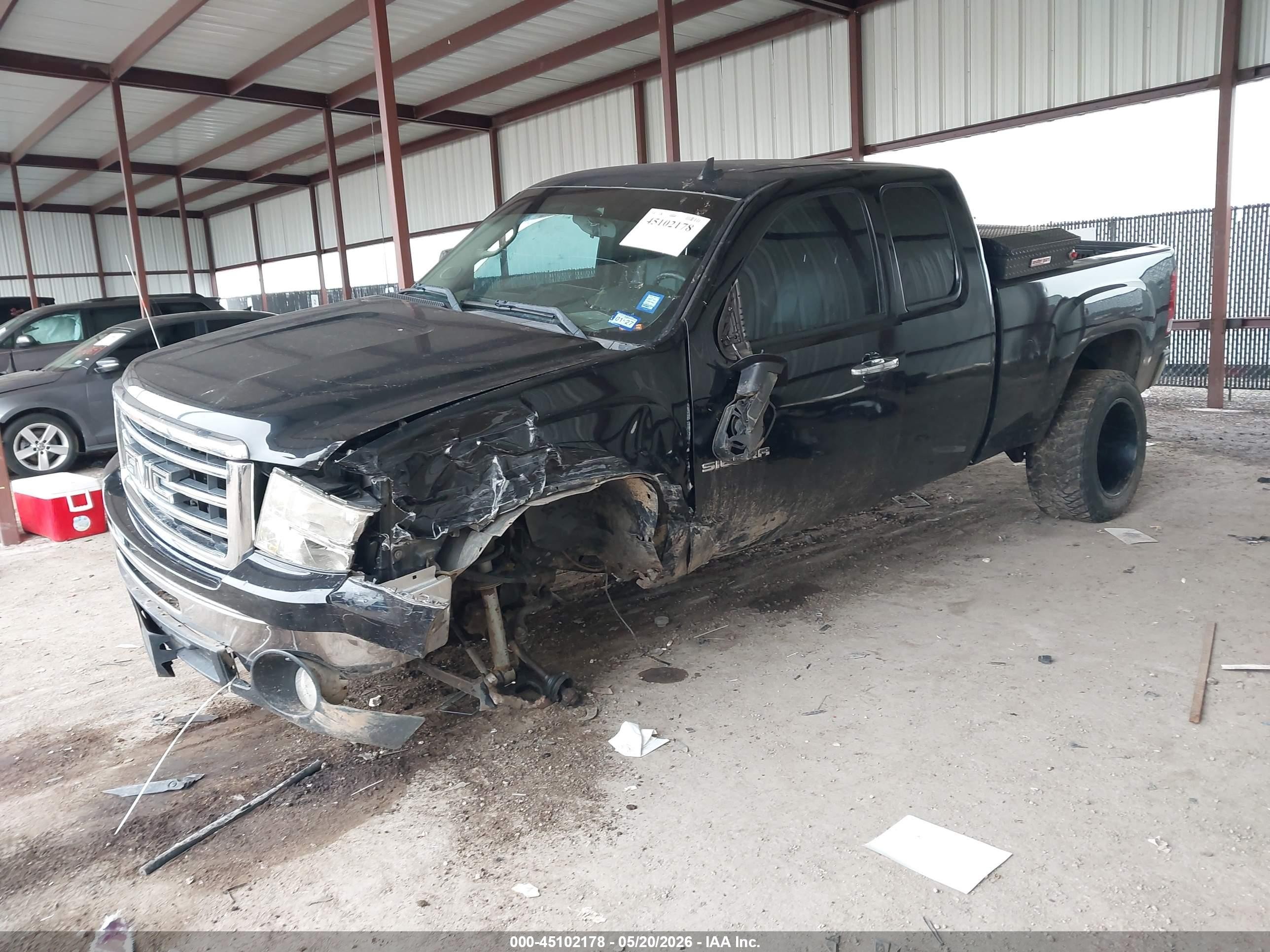 2012 Gmc Sierra 1500 Sle Черный vin: 1GTR2VE74CZ159737
