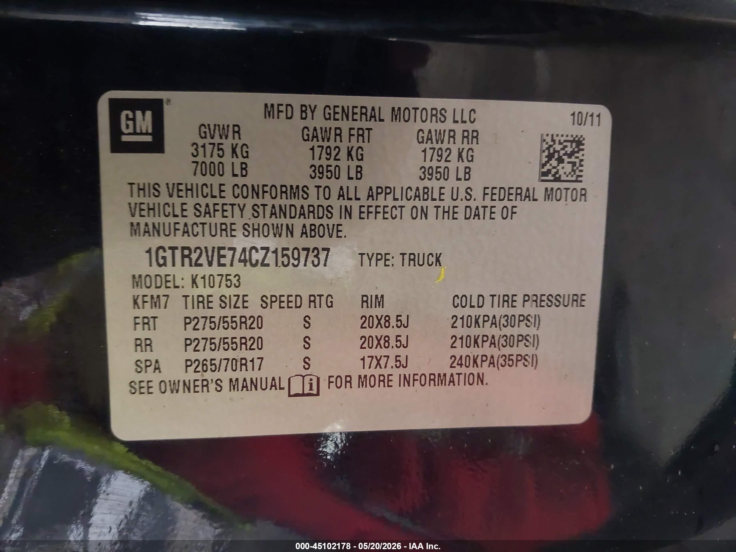 2012 Gmc Sierra 1500 Sle Черный vin: 1GTR2VE74CZ159737