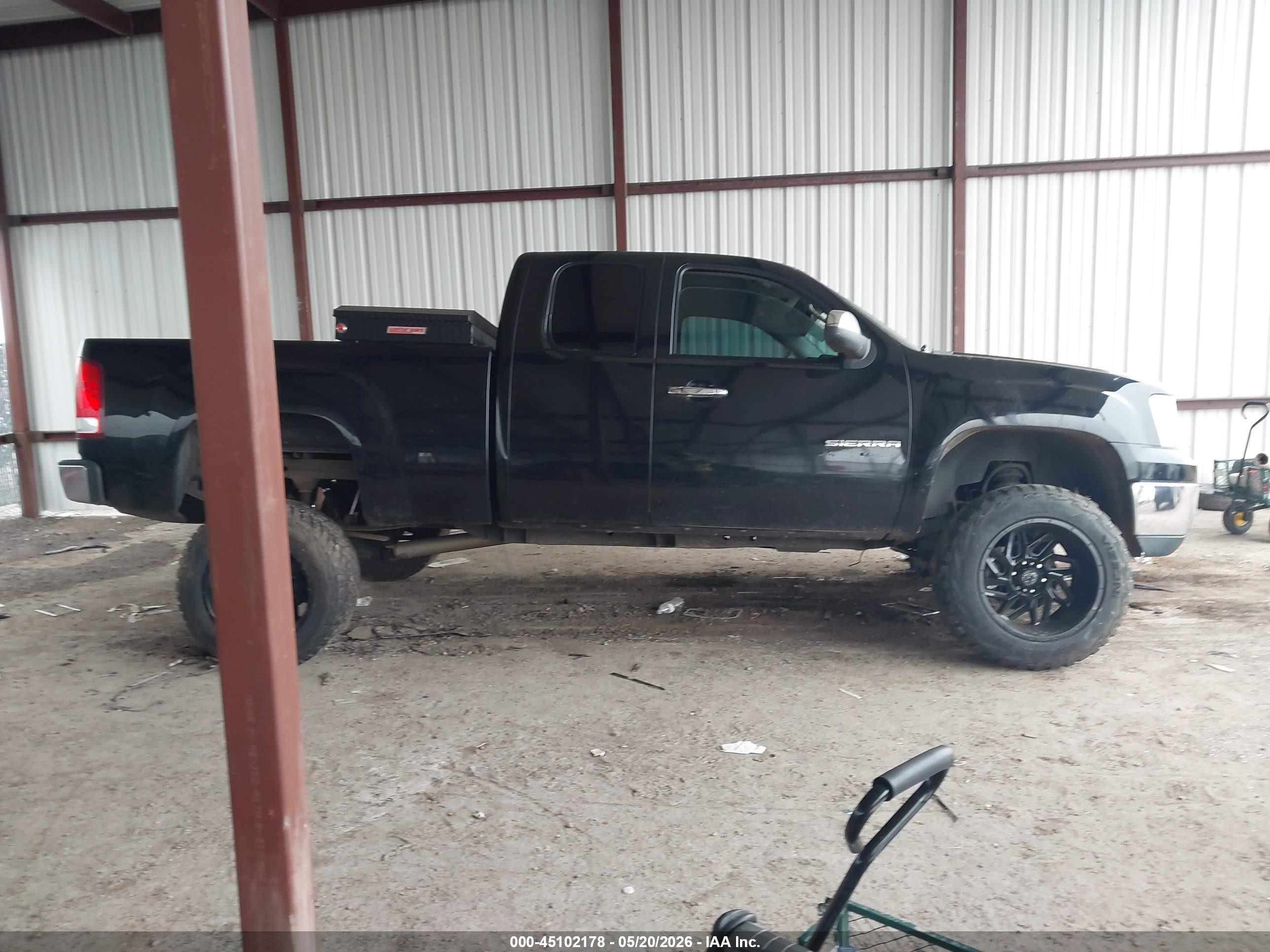 2012 Gmc Sierra 1500 Sle Черный vin: 1GTR2VE74CZ159737